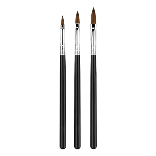 3pcs Acrylic Brushes