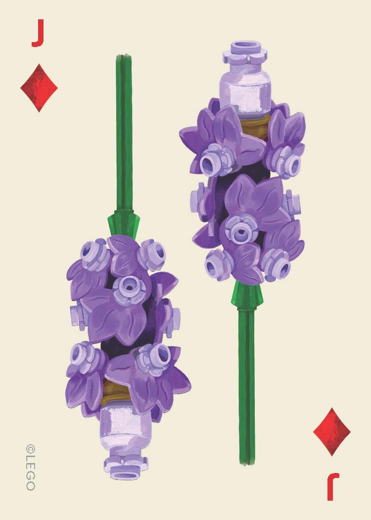 LEGO® Botanical Playing Cards – Beautiful Floral Design Deck for Card Games, Collectors & Gifts | Perfect for Poker, Magic Tricks, Family Game Nights & LEGO® Fans