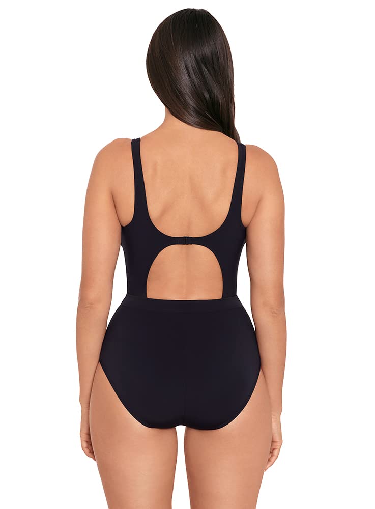 Skinny Dippers Women's One Piece Swimsuit with Front Zipper & Soft Cups | Sexy Zip-Up Bathing Suit for Beach, Pool & Vacation | Tummy Control Swimwear