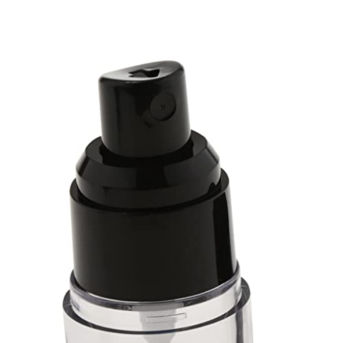 6 Pack 30ml Refillable Airless Pump Bottles - Leakproof Travel Atomizer for Skincare, Cosmetics & Essential Oils - Perfect for Travel, Gym & Daily Use