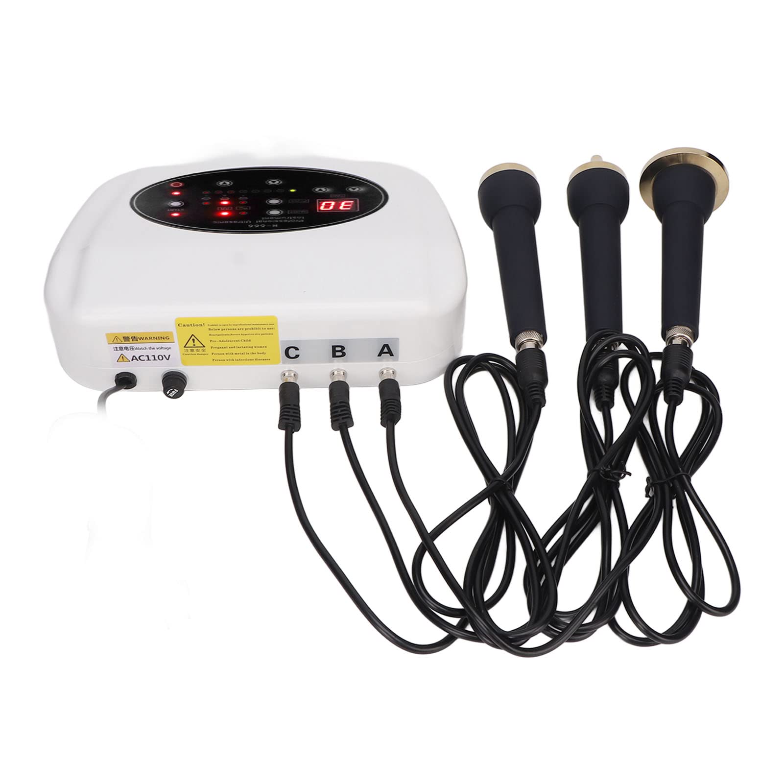 Professional Ultrasound Beauty Machine for Face - Skin Whitening, Hydrating & Firming Device | Deep Cleansing & Massaging Skincare Tool | Perfect for Home Spa & Anti-Aging Routine