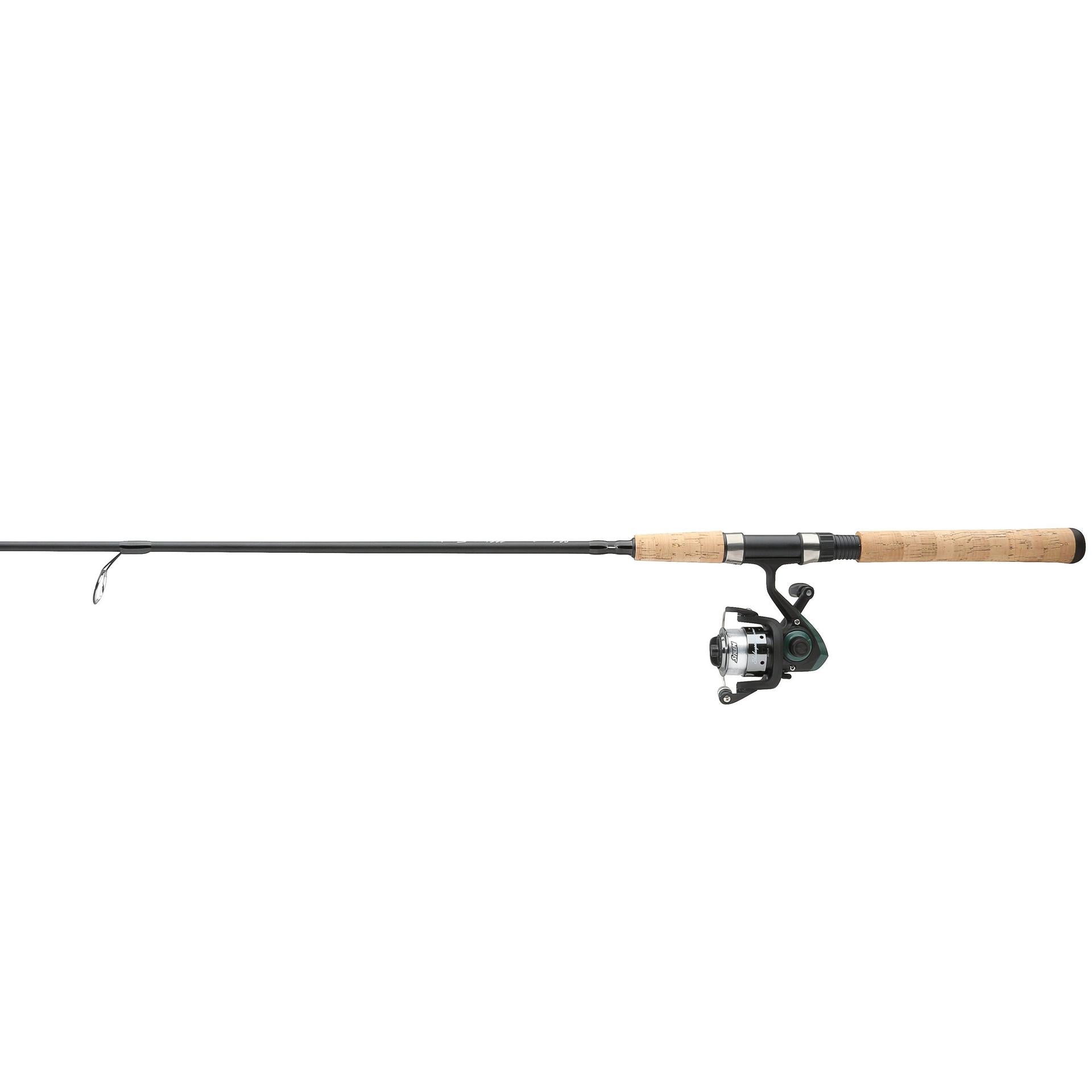 Micro Series Spinning Fishing Rod and Reel Combo - Lightweight Graphite Freshwater/Saltwater Fishing Gear for Bass, Trout, Salmon - Perfect for Shore Fishing, Boat Angling & Travel