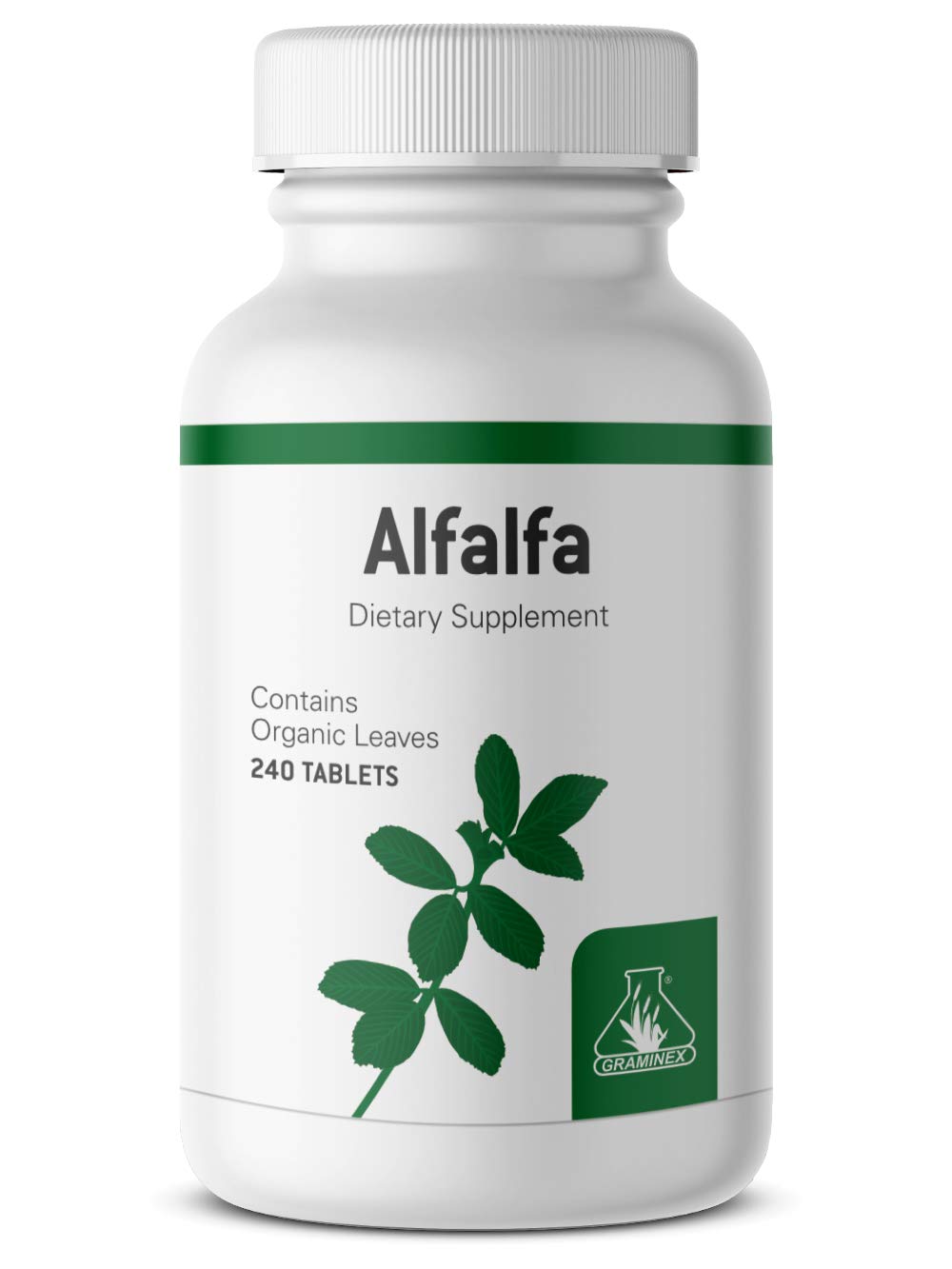 Organic Alfalfa Tablets - Non-GMO Superfood Supplement Rich in Vitamins, Minerals & Amino Acids - 240 Count for Daily Nutrition & Detox - Supports Digestion, Energy & Immune Health - Perfect for Smoothies, Juices or On-the-Go Wellness