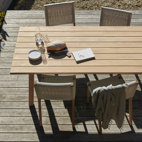 Devon Jackson Outdoor Dining Chair - White - Perfect for Patio, Garden, and Backyard Relaxation