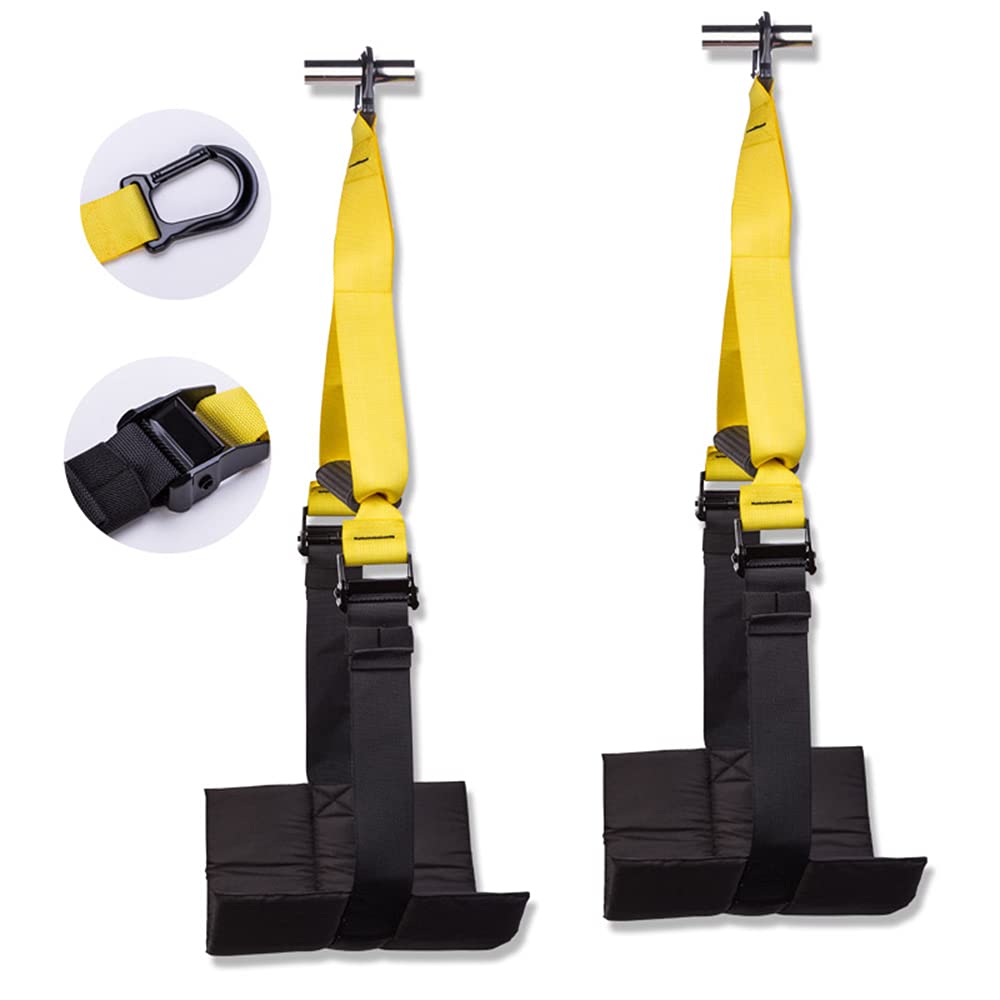 YCMY Adjustable Arm Hanging Ab Straps - Abdominal Workout Straps for Pull Up Bar, Core Strength Training, Gym & Home Fitness Equipment - Perfect for CrossFit, Calisthenics & Bodyweight Exercises