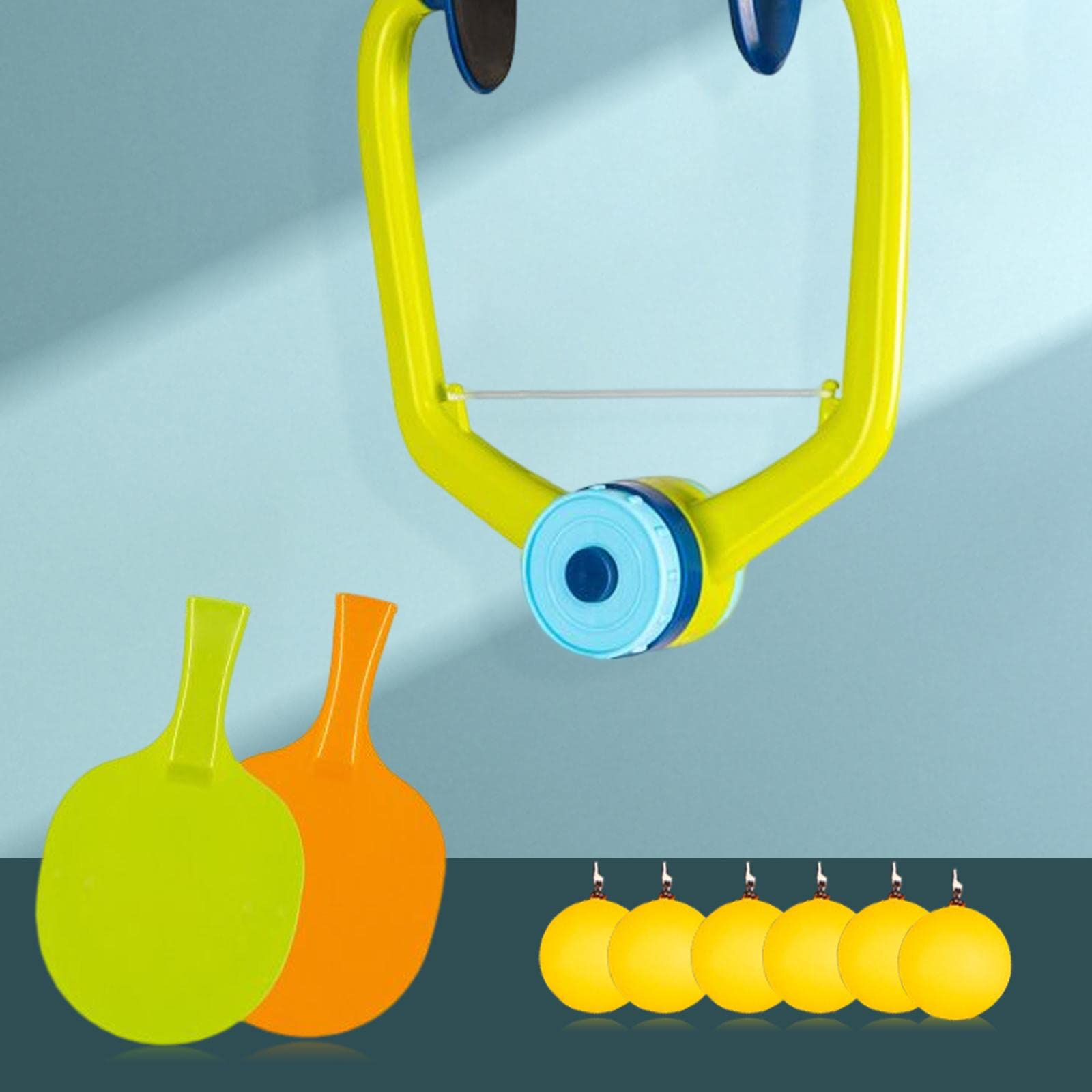 Portable Hanging Table Tennis Trainer for Kids - Self Training Suspended Ball Practice Tool for Indoor Play | Perfect Birthday Gift for Young Athletes & Table Tennis Enthusiasts | Great for Home, School & Recreational Use