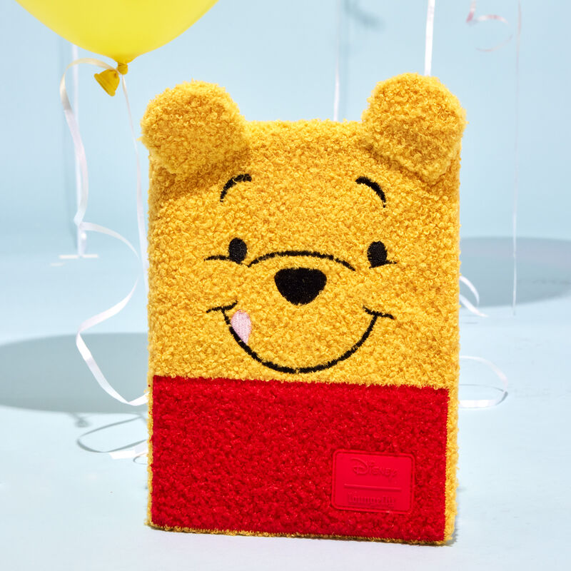 Loungefly Disney Winnie the Pooh Plush Journal - Cute Collectible Notebook for Disney Fans, Perfect for Writing, Sketching & Travel