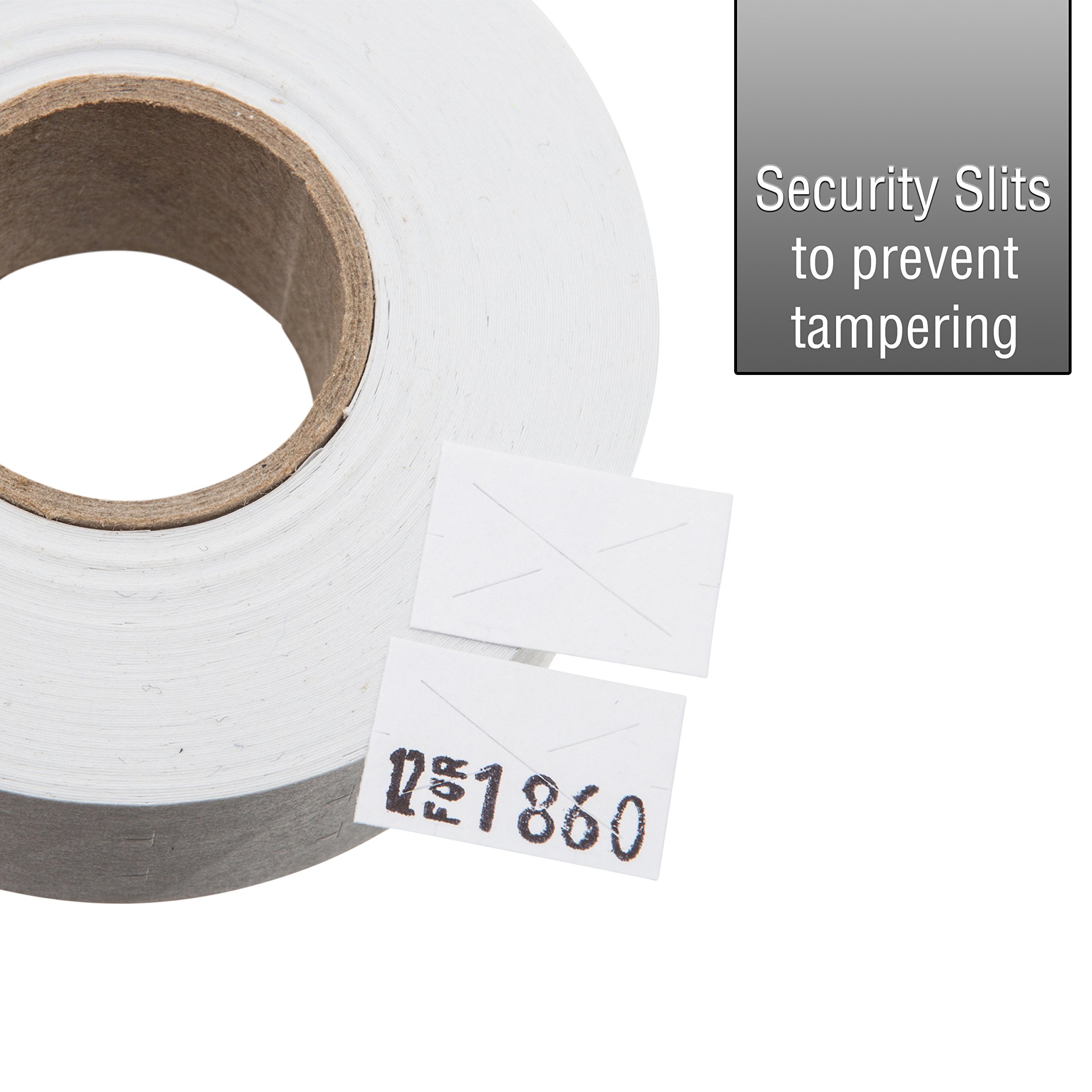 Perco Pricing Labels for Garvey 18-6 One Line Price Gun GX1812 (18-6, White Starter Kit) - Perfect for Retail, Warehouse & Inventory Labeling