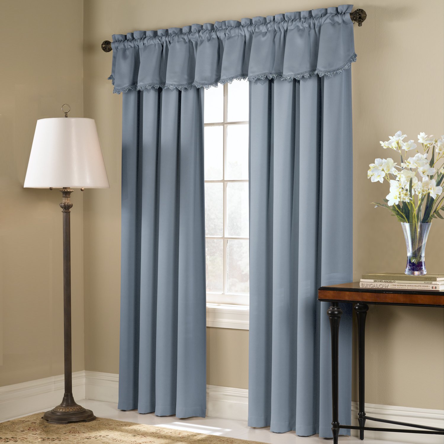 Blackout Window Curtain Panel - Blackstone Thermal Insulated Room Darkening Drapes for Bedroom, Living Room & Nursery - Noise Reducing & Energy Efficient Home Decor
