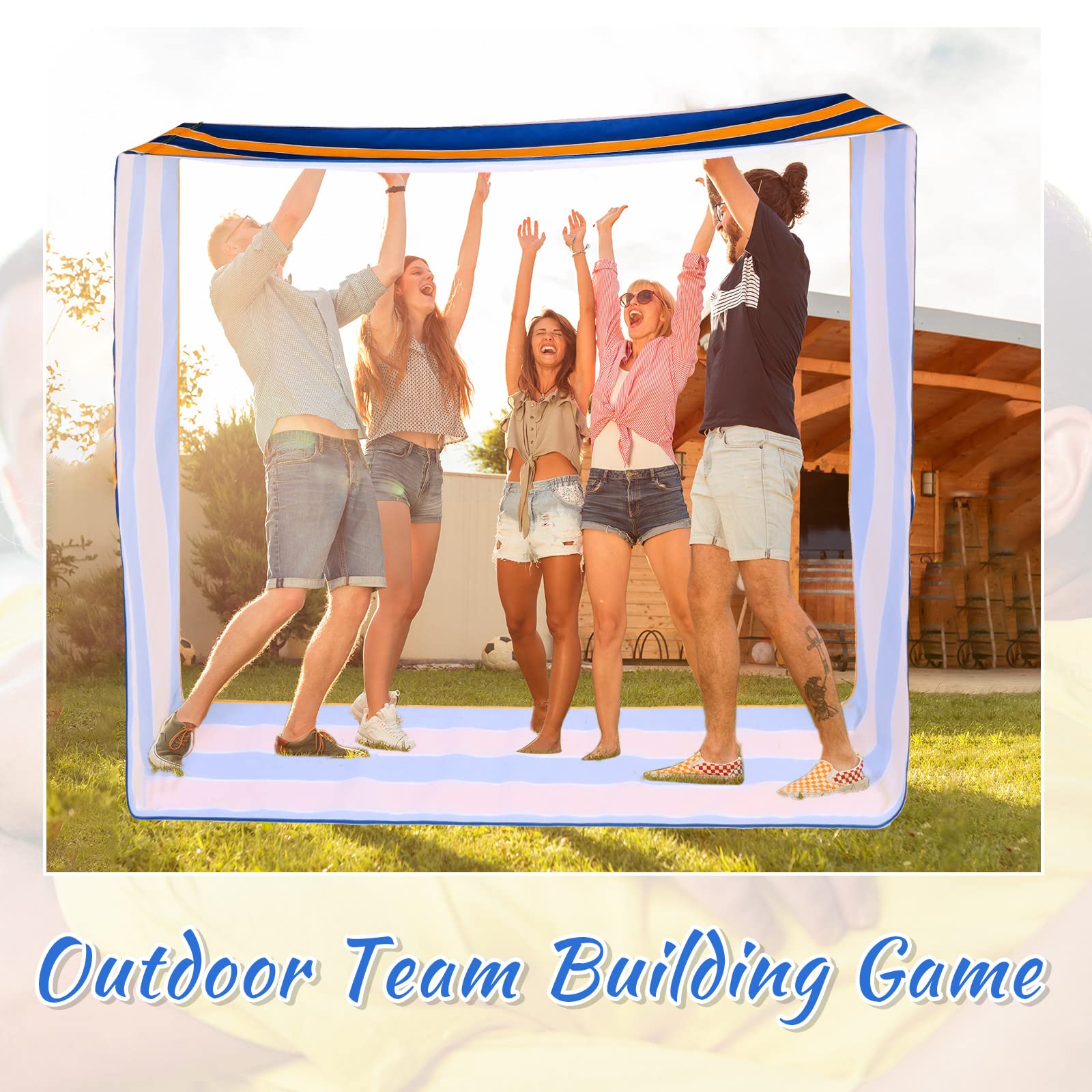2-Pack Team Building Games for Kids & Adults - Fun Group Learning Activities, Teamwork Carnival Mat Games for Field Day, Backyard Birthday Parties - Perfect for Schools, Corporate Events & Family Gatherings