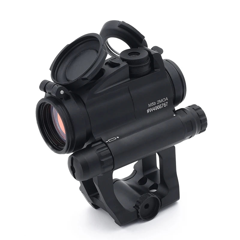 EVOLUTION GEAR Tactical M5b RDS Red Dot Sight Reflex Scope with LRP, BCM & LEAP QD Mount - Full Markings for Hunting, Airsoft & Tactical Shooting | Perfect for Outdoor Adventures, Range Training & Competitive Shooting