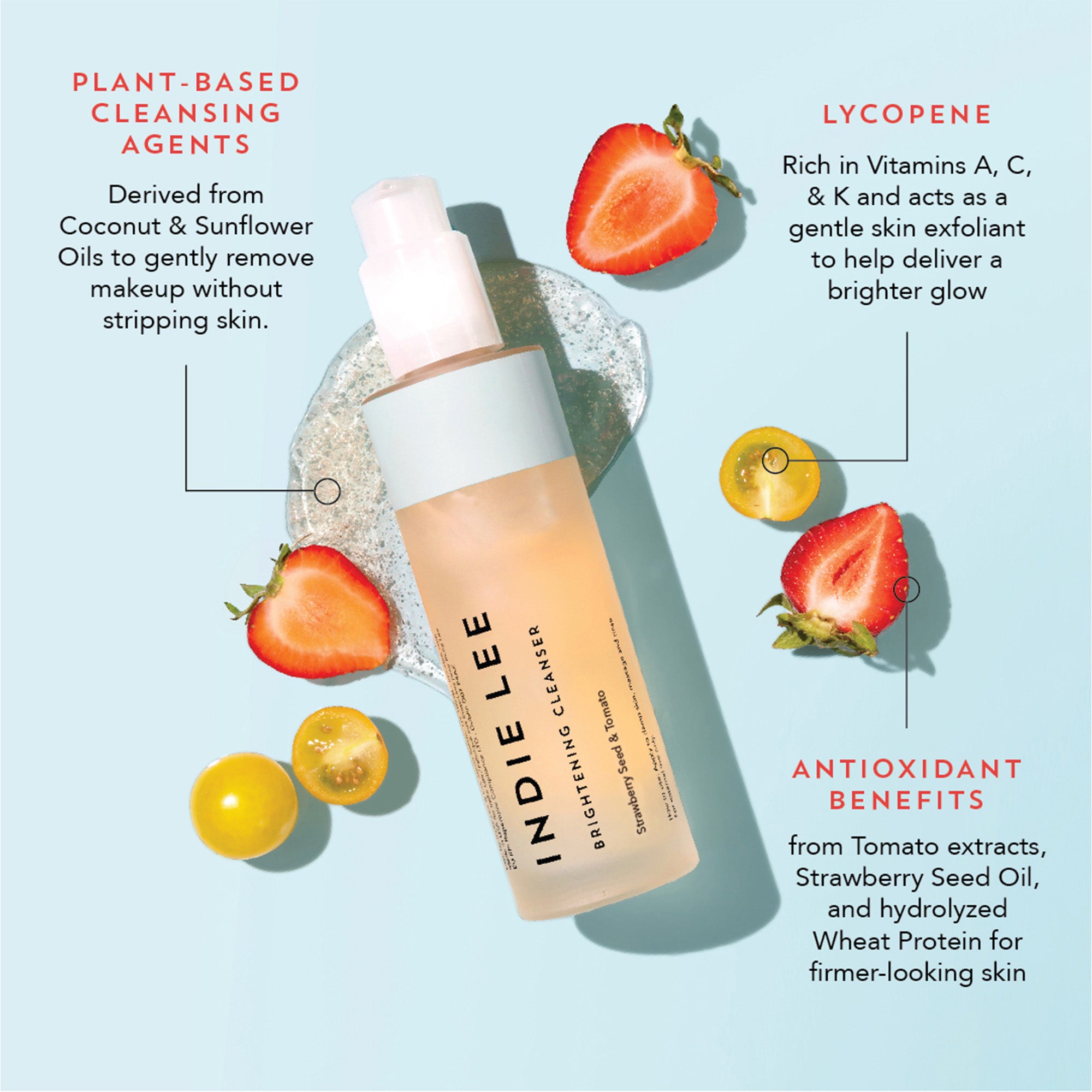 Best Brightening Cleanser for Glowing Skin - Gentle Face Wash for Dark Spots & Dullness - Perfect for Morning & Night Skincare Routine
