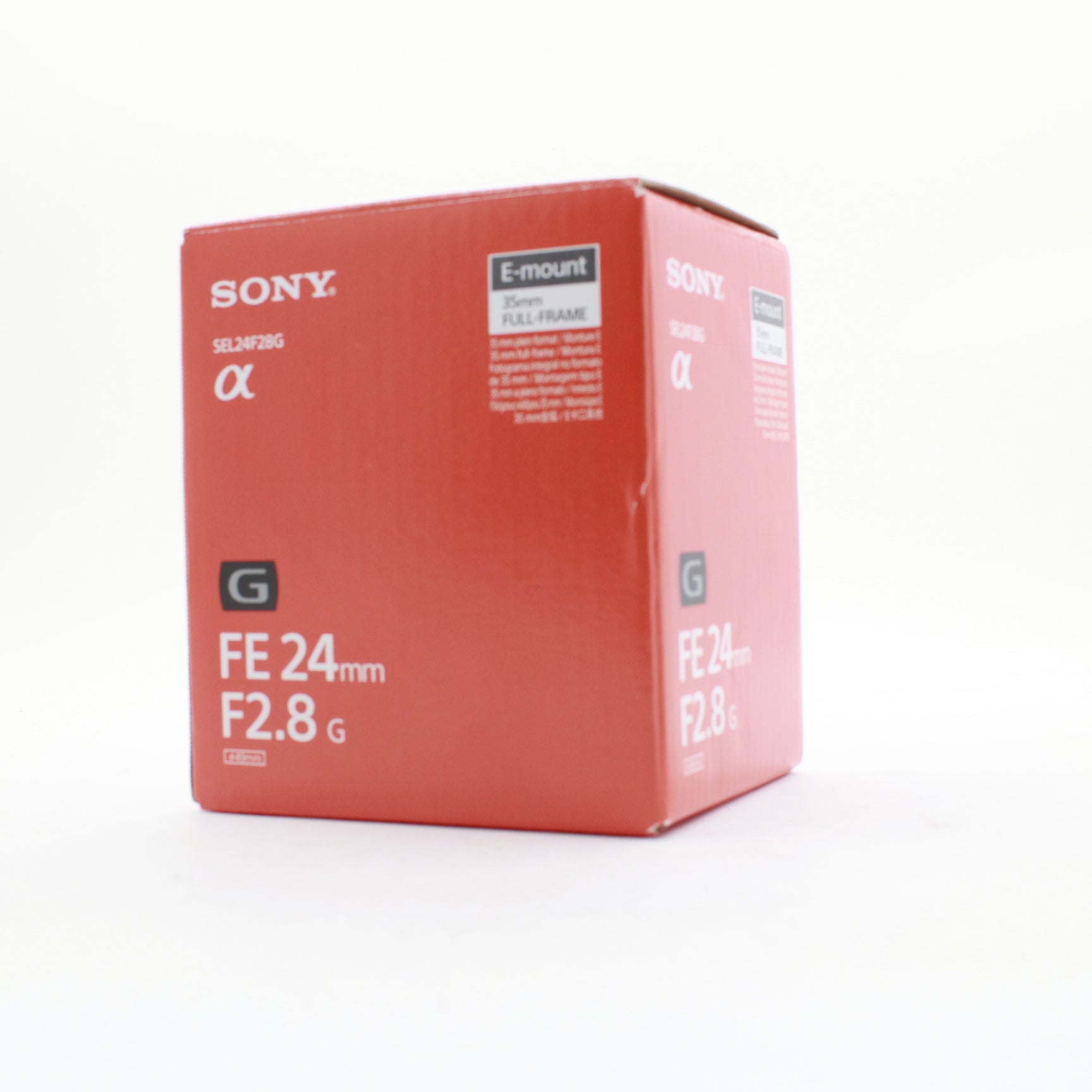 Used Sony FE 24mm f/2.8 G Lens with Box - Compact Prime Lens for Sony E-Mount Cameras - Perfect for Travel, Street & Low-Light Photography