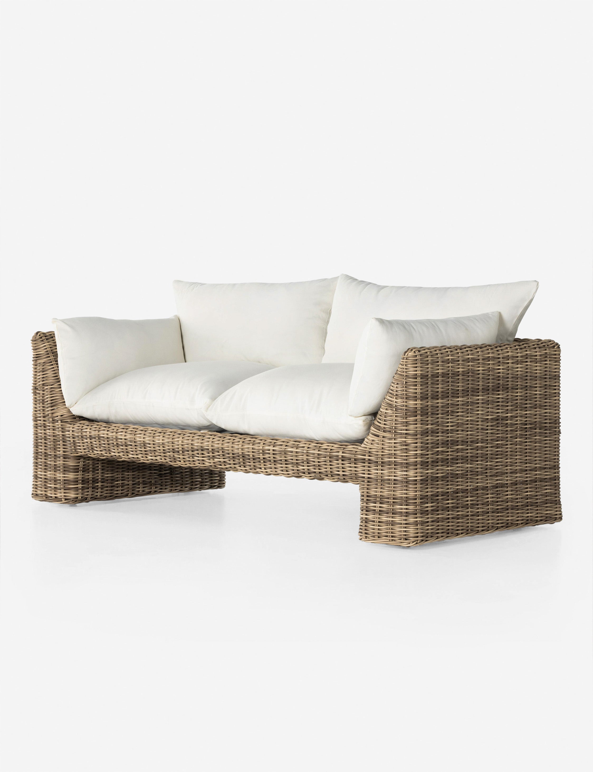 Premium Gable Indoor/Outdoor Sofa - Water-Resistant & Durable Patio Furniture for Backyard, Poolside, and Garden Relaxation