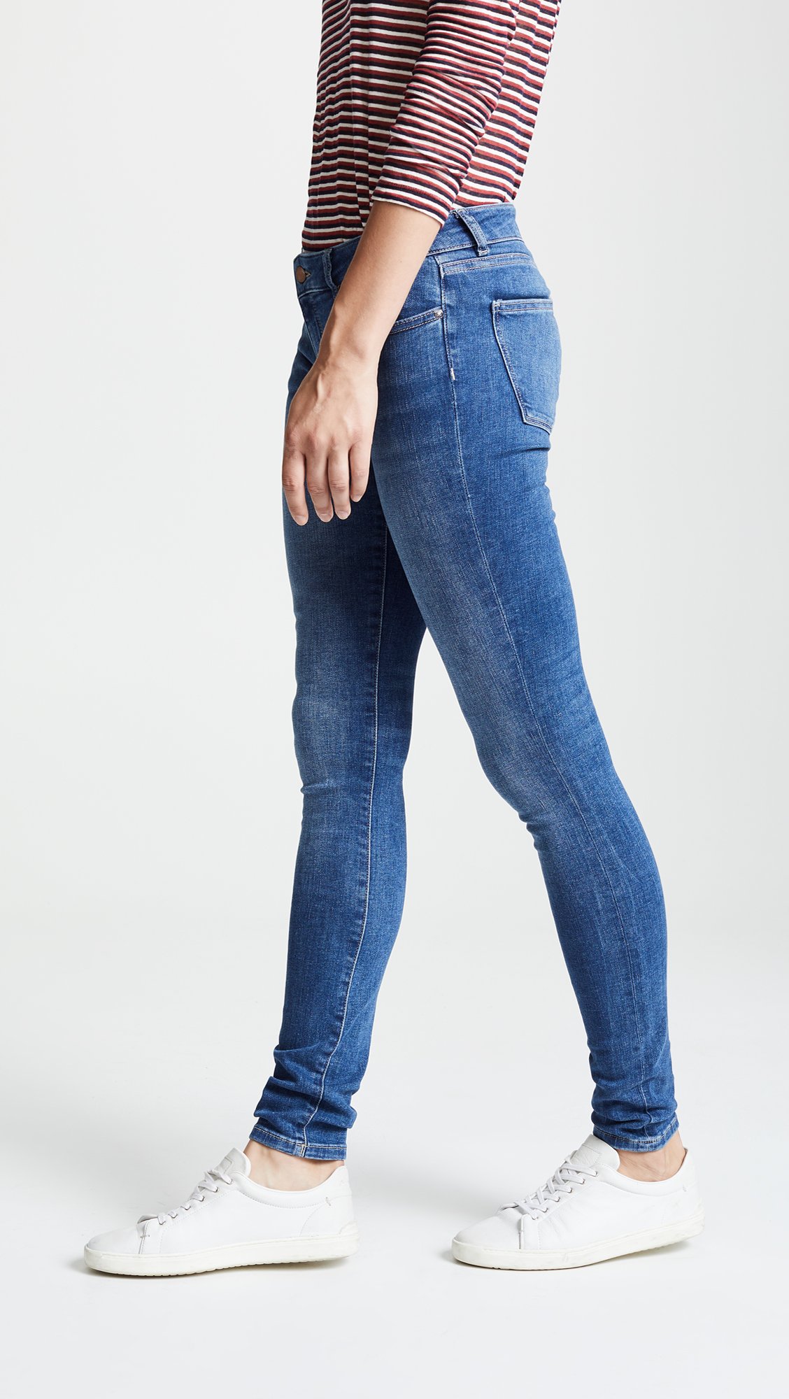 DL1961 Women's Danny Mid Rise Full Length Skinny Jeans - Stretch Denim Pants for Everyday Comfort | Perfect for Work, Casual Outfits & Weekend Wear
