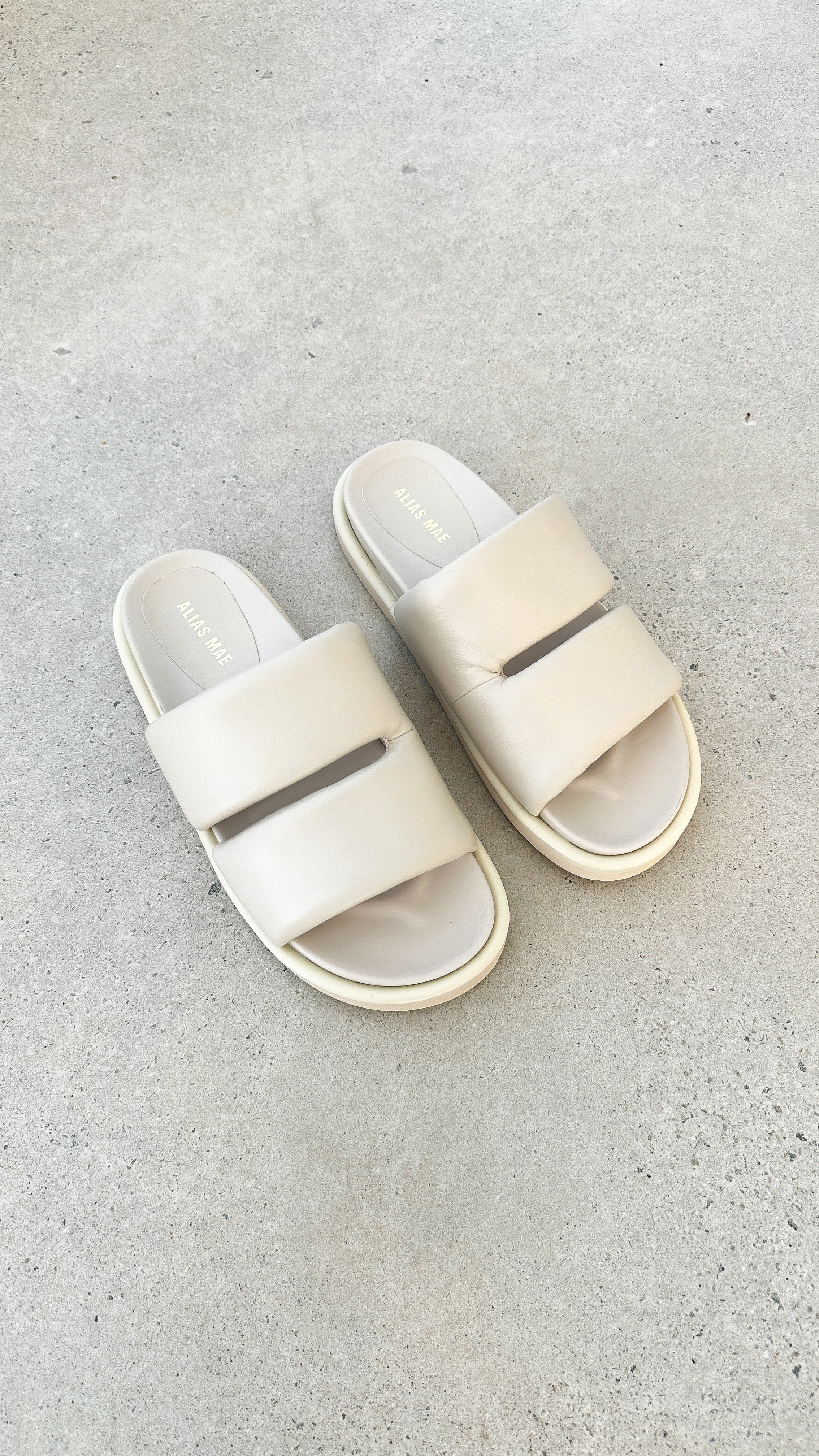 Alias Mae Dawn Slide Sandals - Genuine Bone Leather Comfort Slides for Women | Perfect for Beach, Pool, and Summer Casual Wear