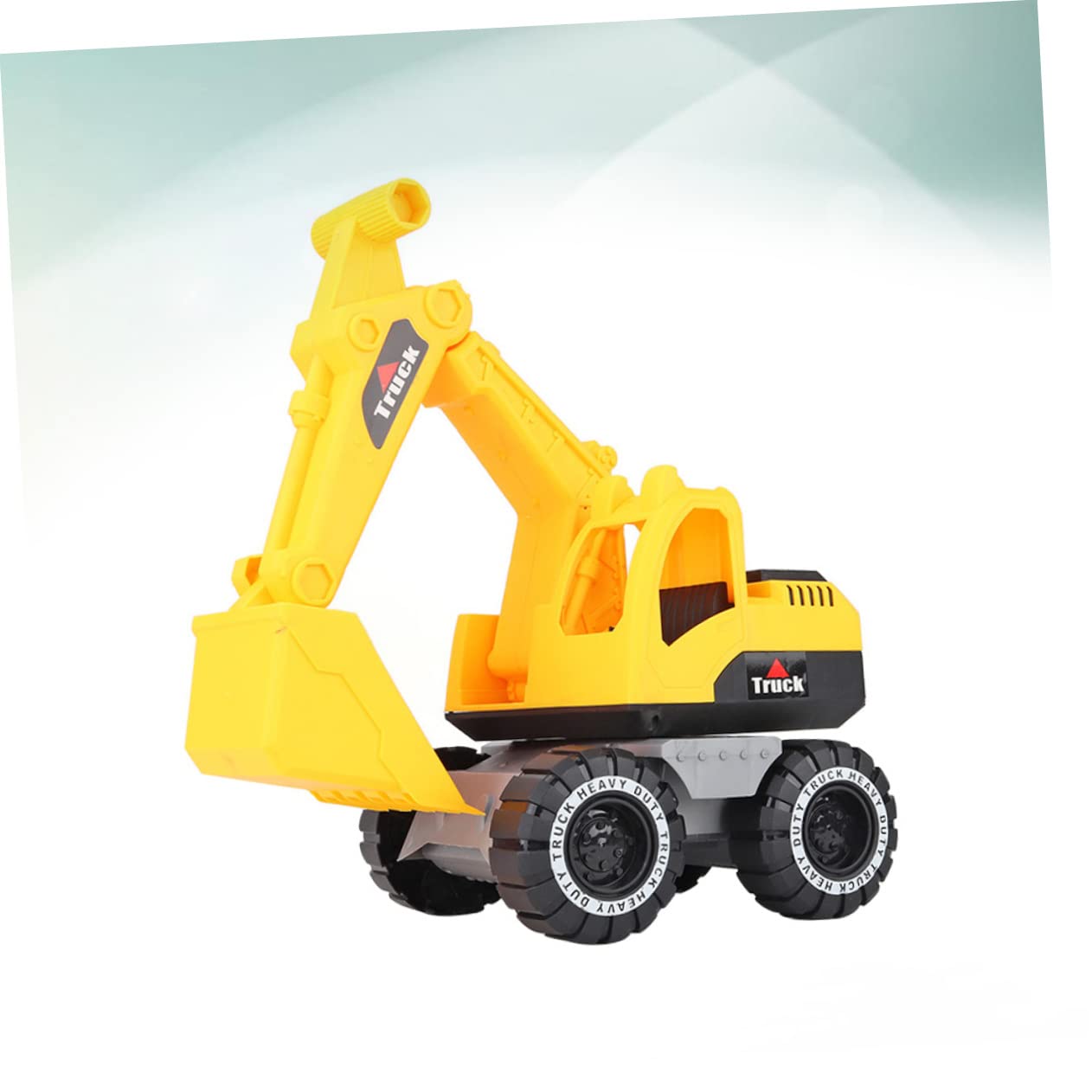 Toyvian 1PC Inertial Car Toy for Kids - Engineering Vehicle Toy Car with Excavator - Fun Educational STEM Toy for Boys & Girls - Perfect for Indoor Play, Birthday Gifts & Learning Activities