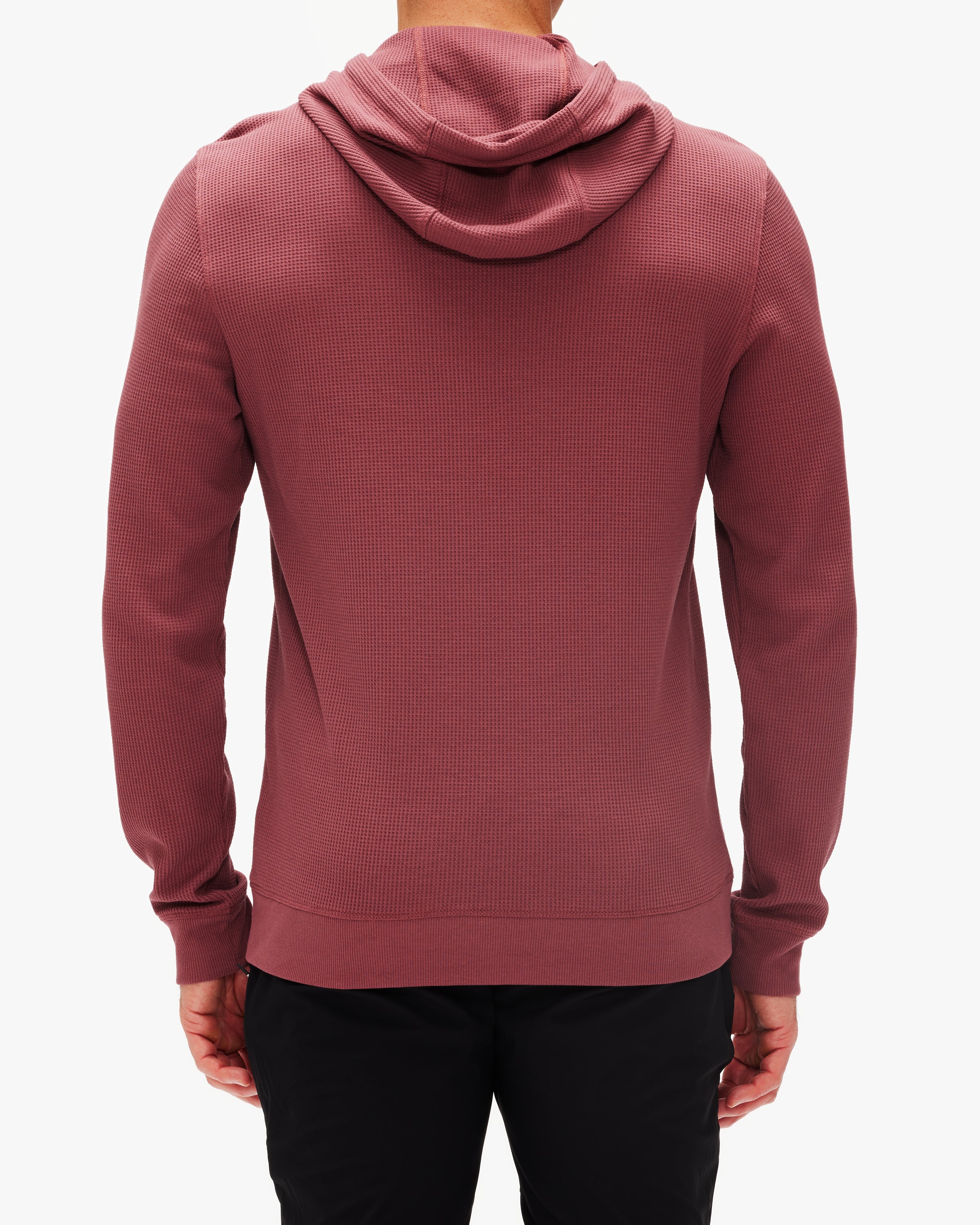 Rhone Waffle Hoodie for Men - Soft & Breathable Pullover Sweatshirt - Perfect for Gym, Running & Casual Wear
