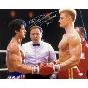 Dolph Lundgren Autographed 16x20 Rocky IV Photo with 
