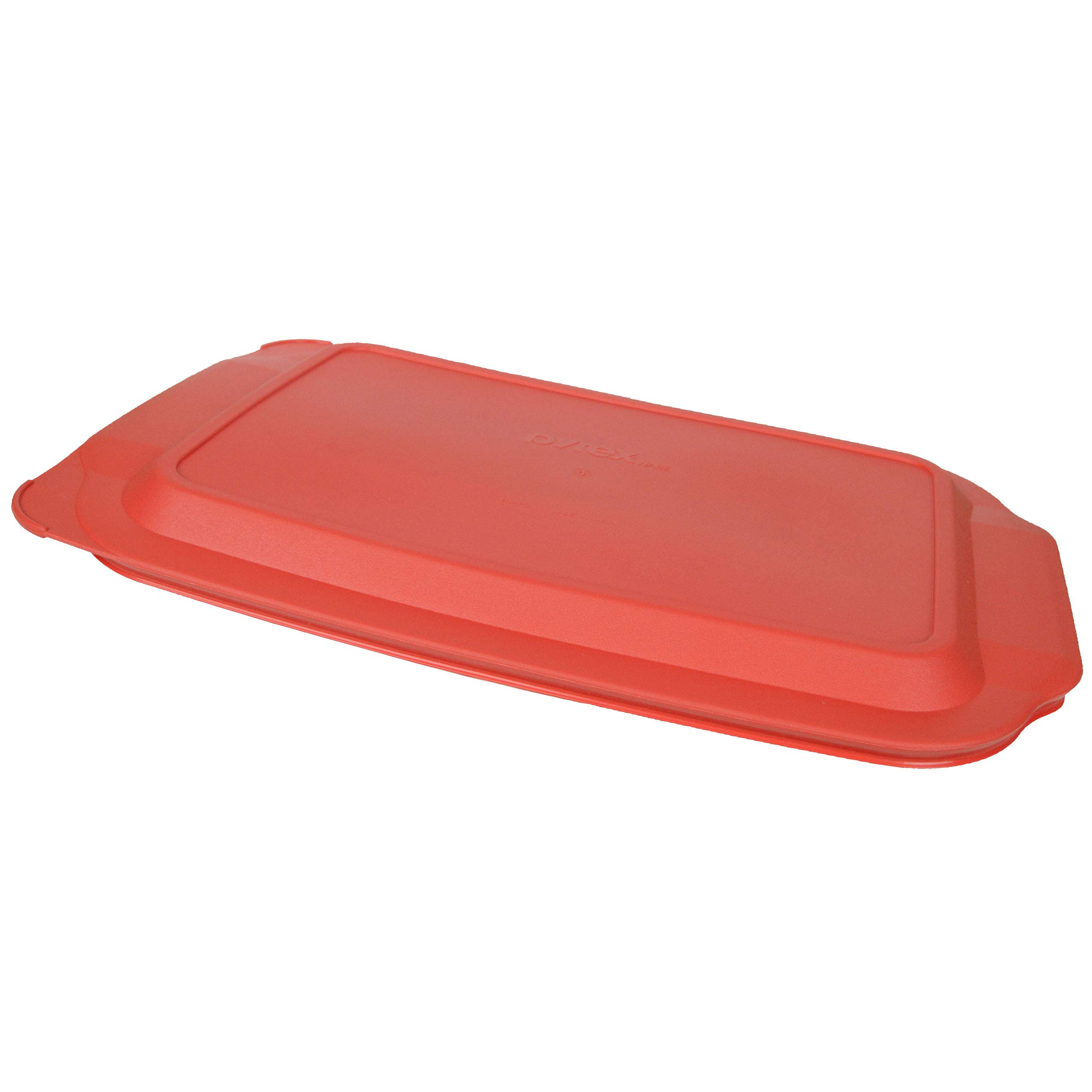 Pyrex 4-Piece 4.5L Basics Oblong Glass Baking Dish Set with 4 Red Lids - Made in USA - Perfect for Casseroles, Lasagna & Meal Prep