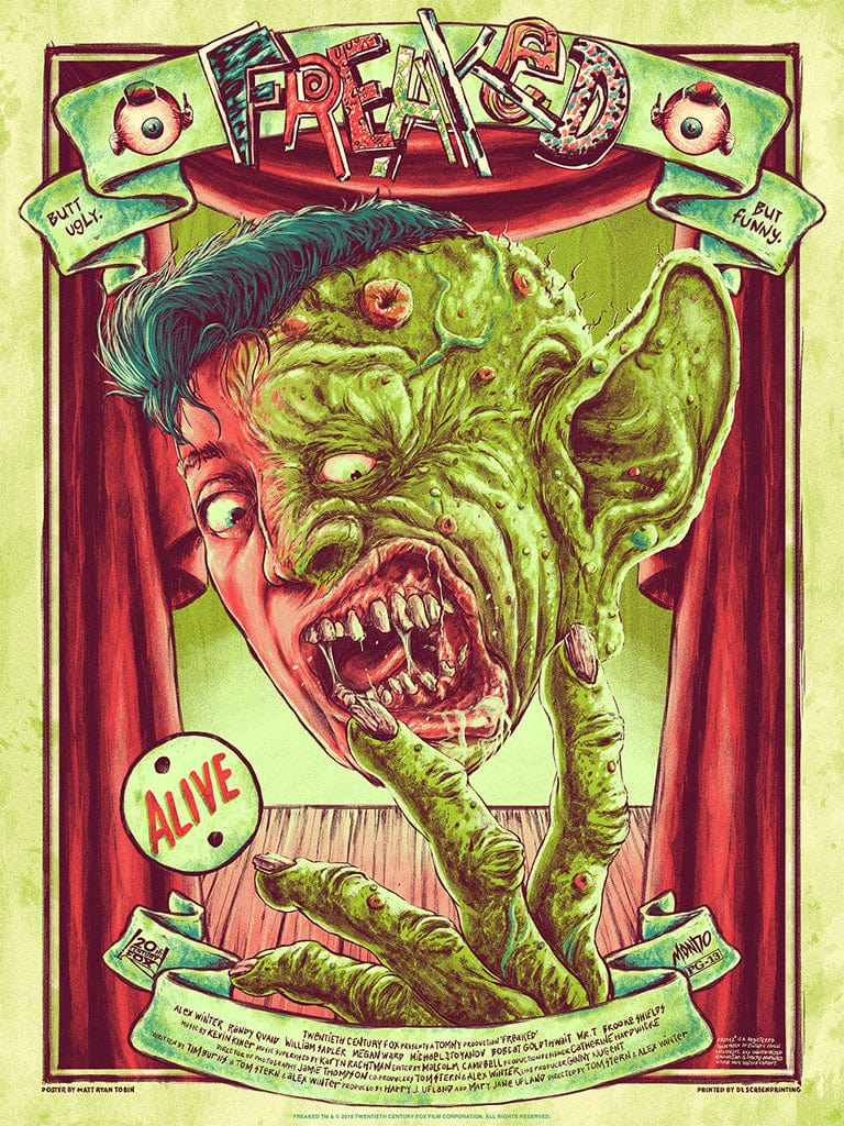 Freaked Poster - Unique Vintage Wall Art for Home & Office Decor | Perfect for Living Room, Bedroom, or Man Cave