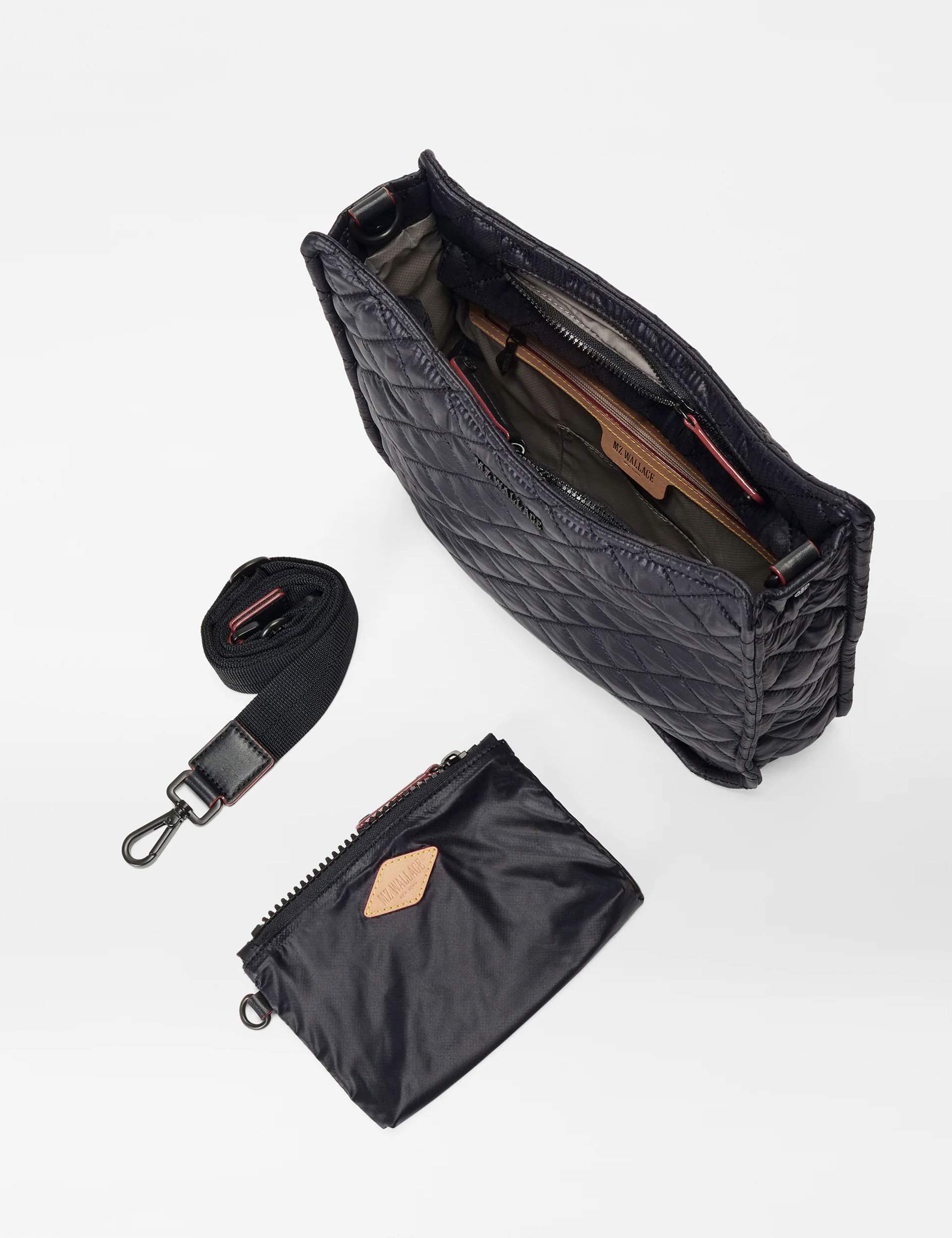 Metro Box Crossbody Bag for Women - Stylish Black Leather Shoulder Bag - Perfect for Travel, Work & Everyday Use