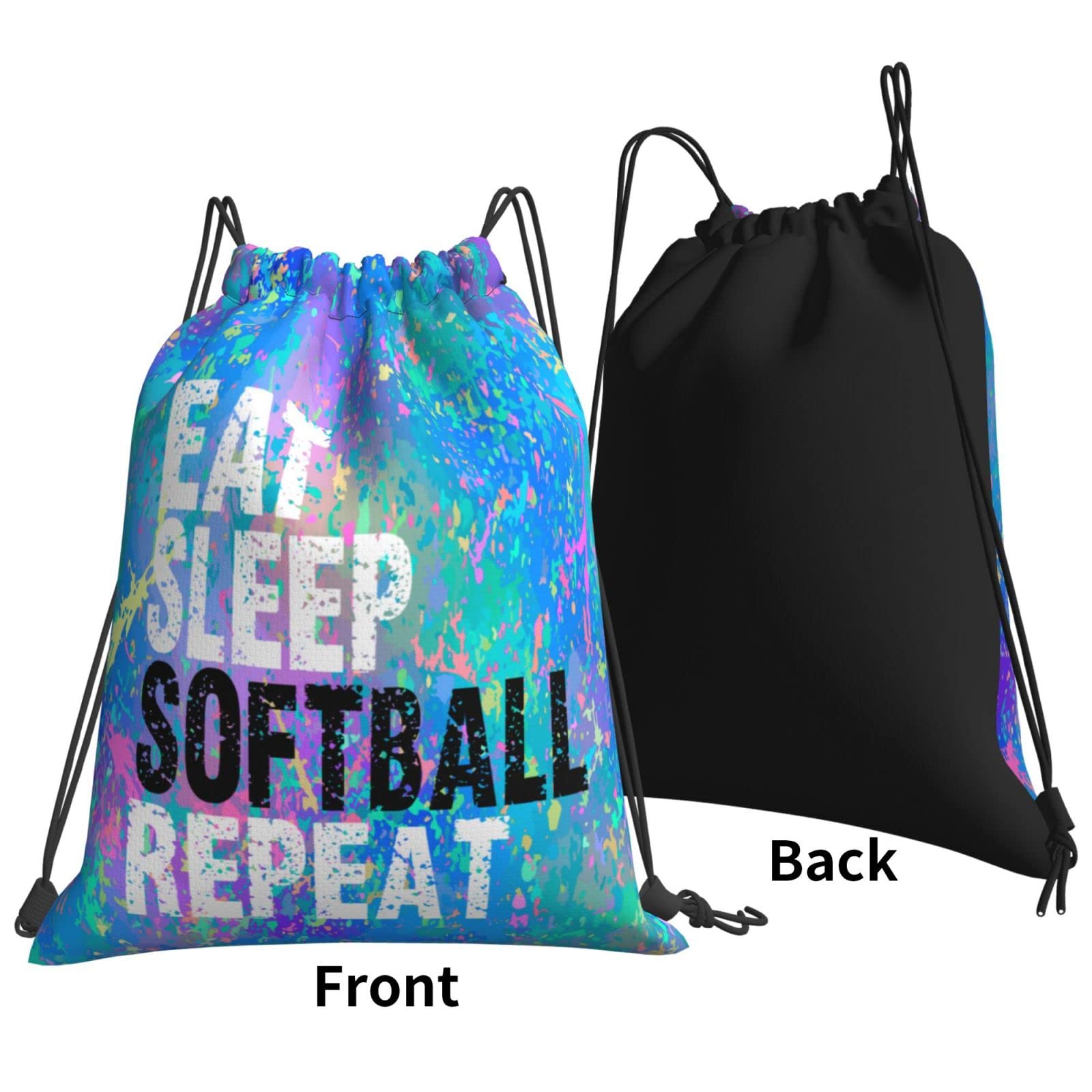 Lightweight Drawstring Backpack - Gym Sackpack for Men & Women - Sports String Bag for Running, Travel & Workout - Perfect for Fitness, School & Outdoor Activities