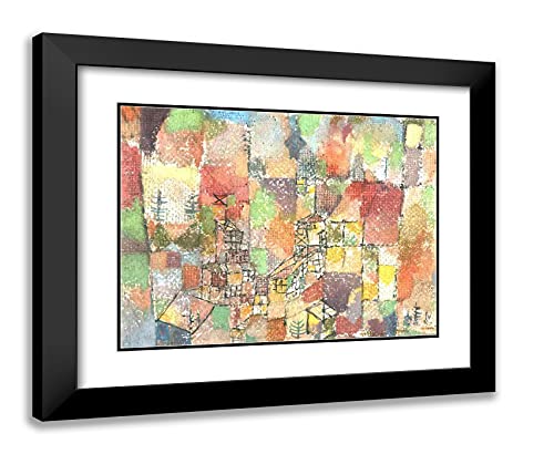 Black Modern Wood Frame with Double Matting