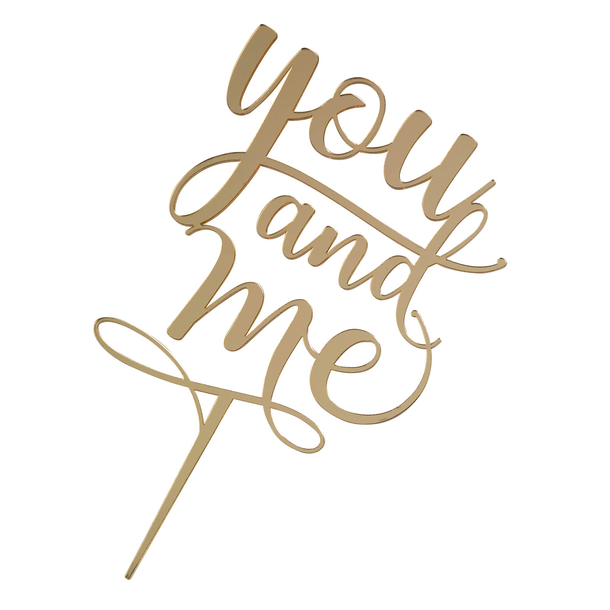 Lillian Rose Gold Laser Cut Cake Picks - Set of 12, 8.25 Inch Wedding Cake Toppers for Birthday, Anniversary & Bridal Shower Decorations - Elegant Edible Gold Foil Cupcake Toppers for Dessert Table Decor