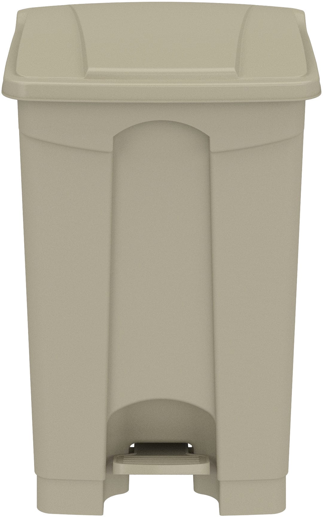 Safco 12 Gallon Plastic Step-On Trash Can with Lid - Durable Step-On Receptacle for Office, Kitchen, or Bathroom Waste Disposal [Model 9925]
