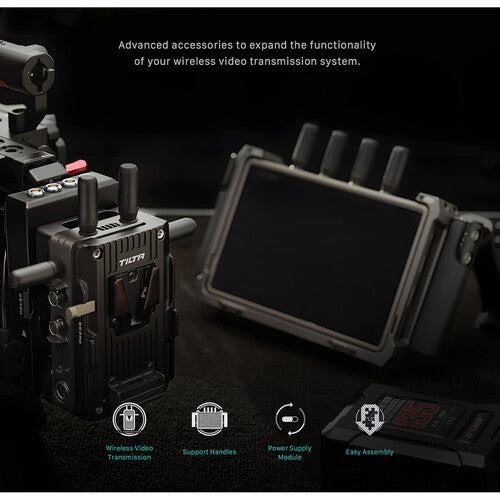 Tilta V Mount Power Supply Module for DJI Video Transmitter - Compatible with Cinema Cameras & On-Set Filmmaking Gear