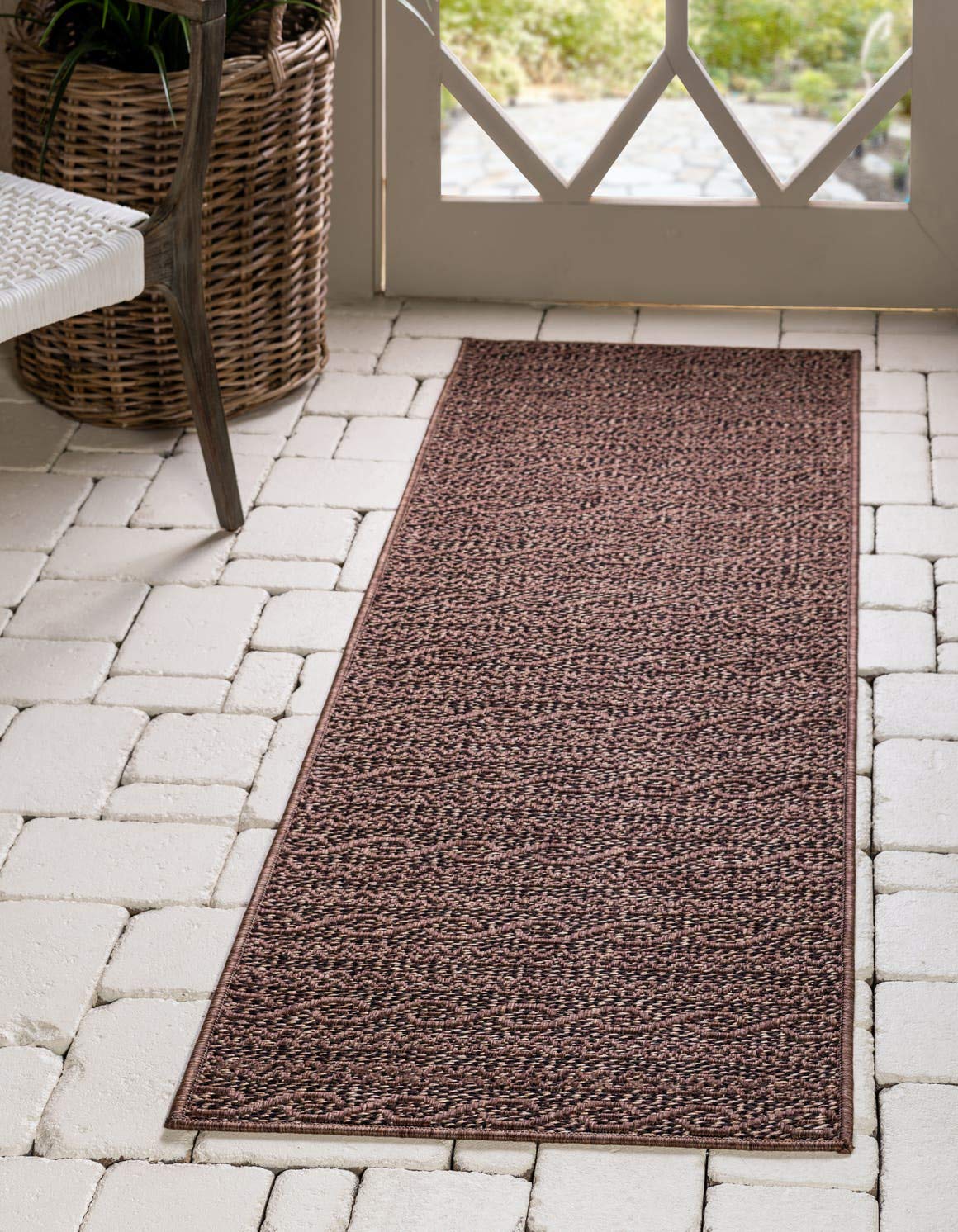 Unique Loom Outdoor Modern Collection Area Rug - Links (2'2