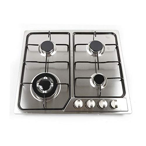 4 Burners, 23'' x 20.5''