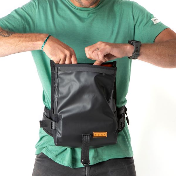 Restrap Utility Pack - Durable Bike Handlebar Bag for Cycling, Hiking & Commuting | Waterproof & Lightweight Storage Solution for Bikes, Motorcycles & Outdoor Adventures