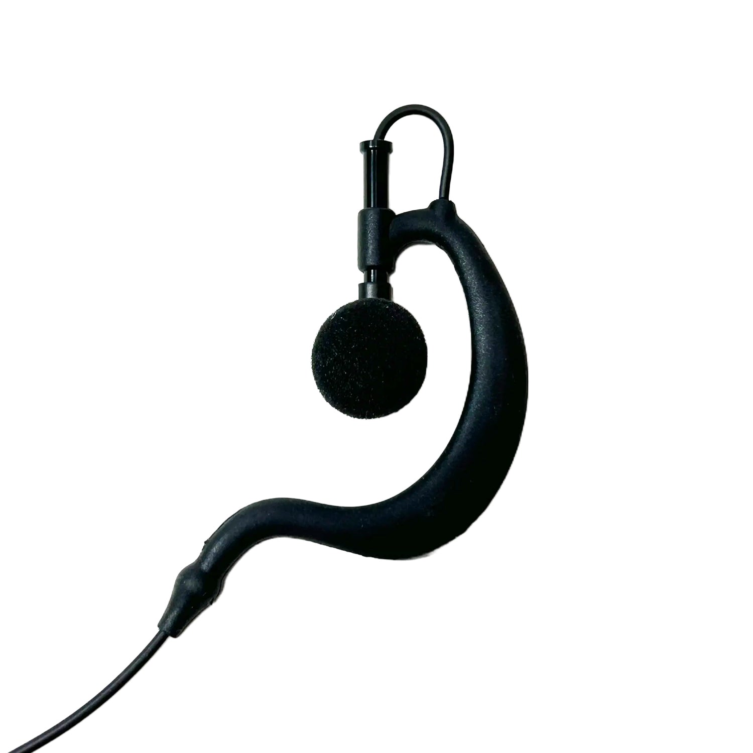 Replacement G Shape Hook Ear Pieces for Motorola 2 Pin 2-Way Radios - Comfortable Secure Fit for Walkie Talkie Headsets - Perfect for Construction, Security & Outdoor Activities