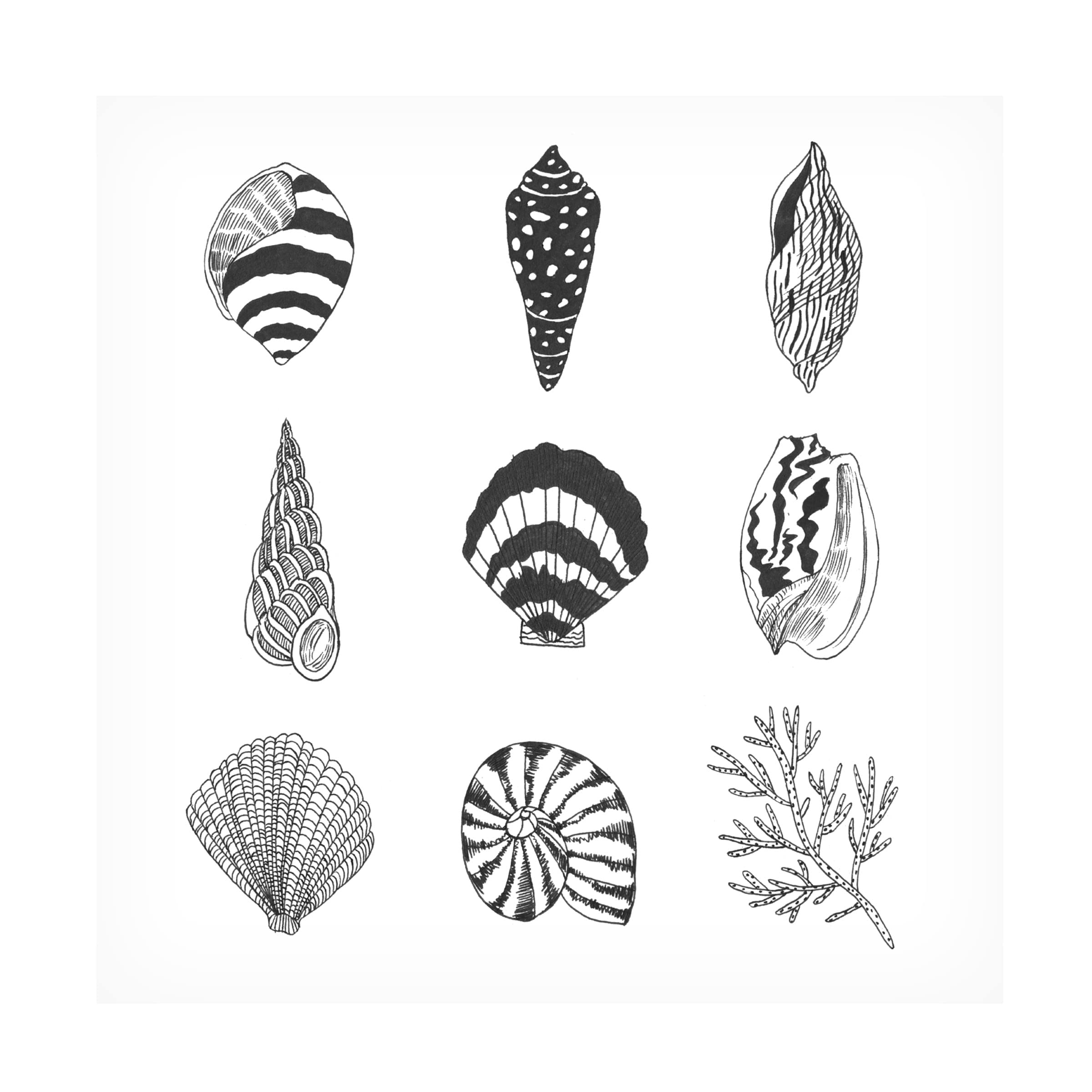 Melissa Wang 'Sea Whispers I' Canvas Wall Art Print - Coastal Beach Decor for Living Room, Bedroom & Office - Modern Ocean Wave Painting