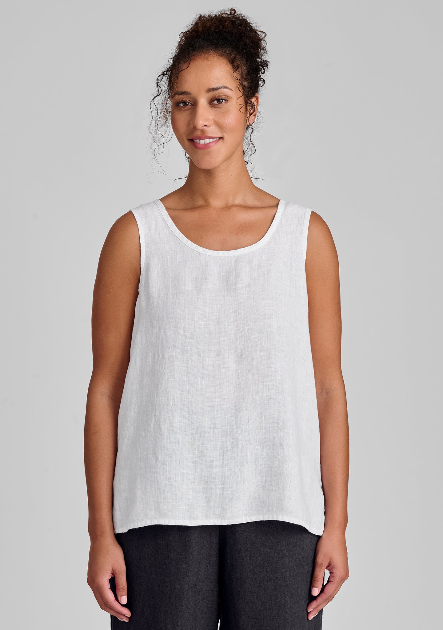 Linen Tank Top for Women - Soft & Breathable Summer Essential - Perfect for Casual Wear, Beach Outfits, and Layering