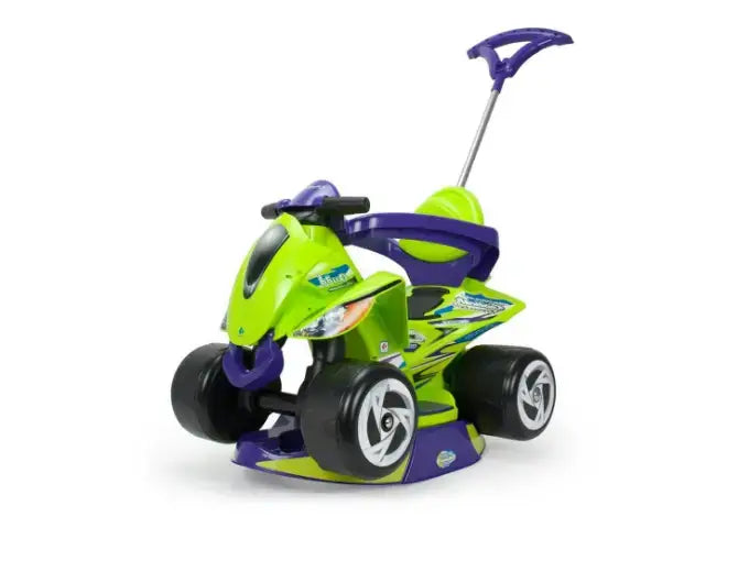 KidsVIP Goliath Edition Ride-On Push Car with Rocking Stand, Push Handle & Safety Guards - Fun Toddler & Kids Riding Toy for Indoor & Outdoor Play