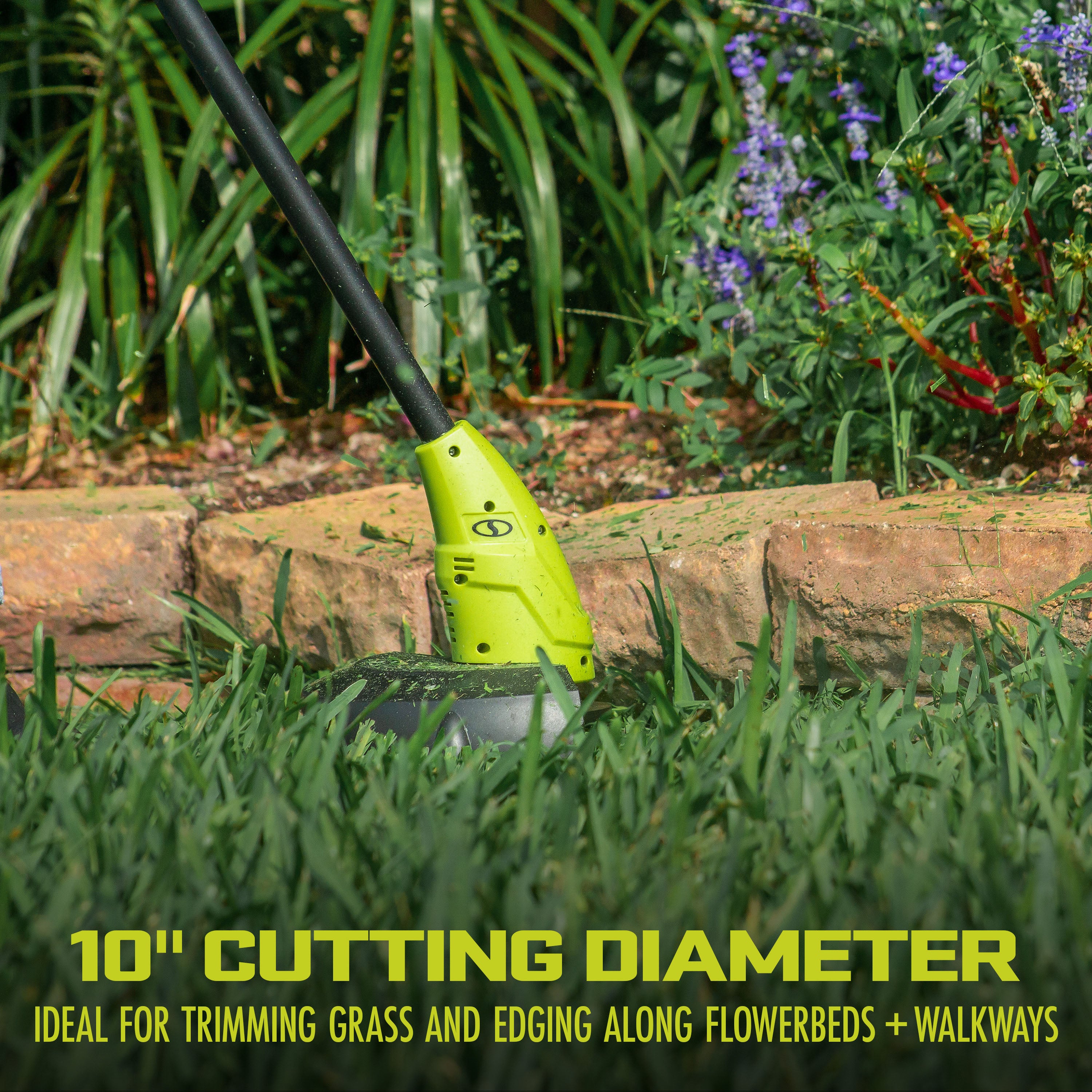 Sun Joe 24V GT4MAX LTE Cordless Garden Combo Kit - 24 Volt Leaf Blower, Grass Trimmer, Hedge Trimmer with 2 x 2.0Ah Batteries & Charger | Perfect for Yard Maintenance, Lawn Care, and Landscaping