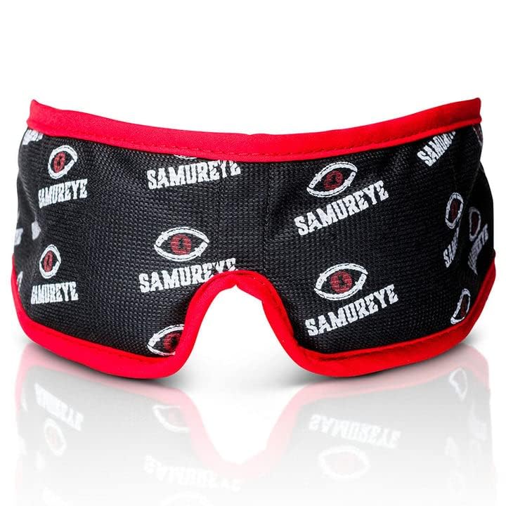 Bruder Samureye Gaming Enhancement Mask - Microwaveable Moist Heat Eye Mask for Gamers - Improves Gaming Performance & Faster Reaction Times - Rejuvenates & Refreshes Tired Eyes - Comfortable Adjustable & Hand Washable - Perfect for Esports, Late Night Gaming & Eye Strain Relief