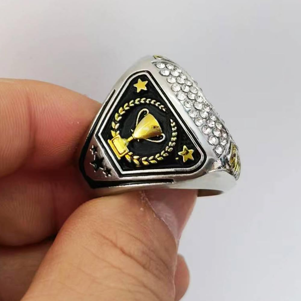 Champion Trophy Cup Rings - Custom Engraved Awards for Sports Tournaments & Competitions | Perfect Gift for Winners, Champions & Achievers | Ideal for Baseball, Basketball, Football & Golf Events