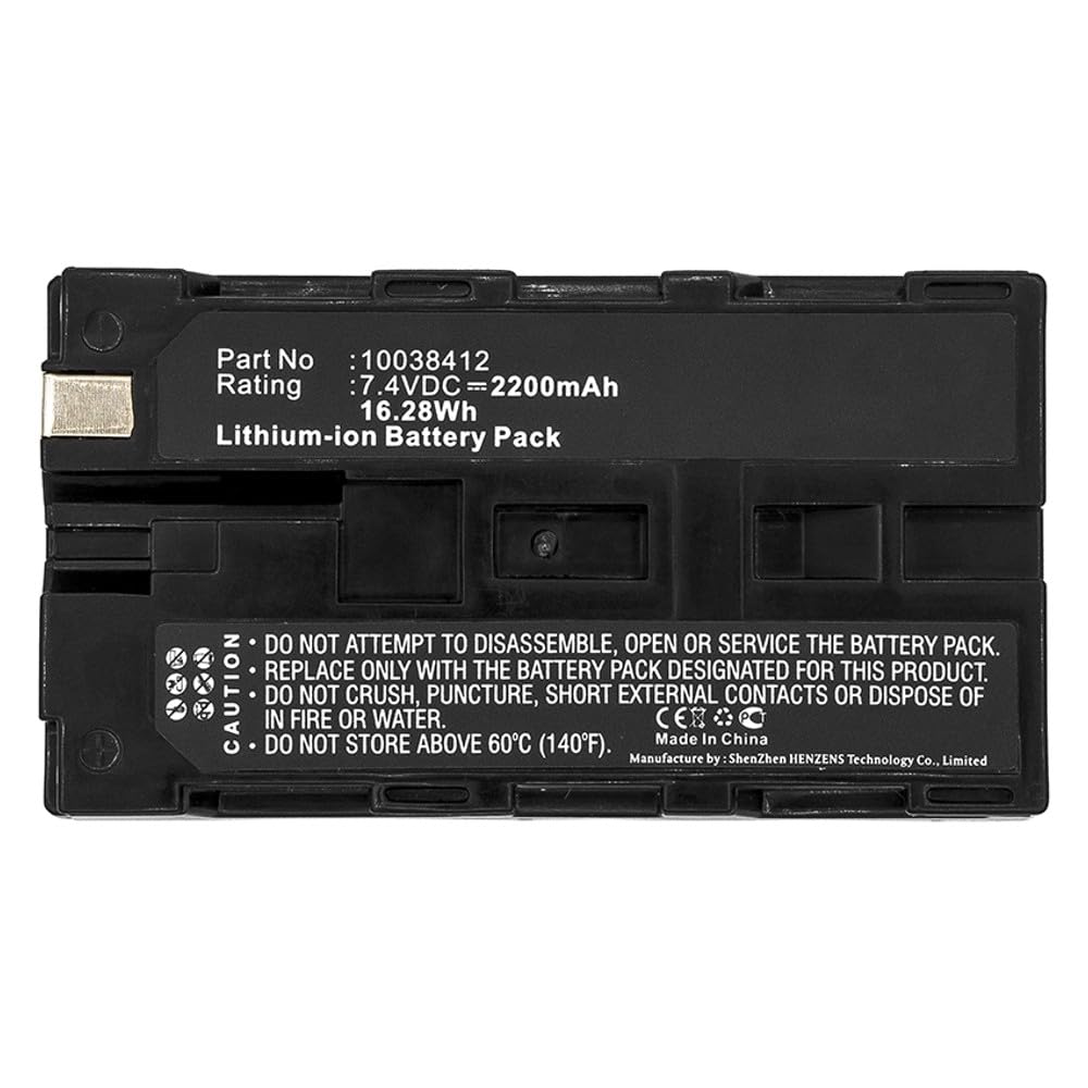 Synergy Digital Thermal Camera Battery - 7.4V 2200mAh Li-ion Replacement for MSA 10038412 | High Capacity Power Supply for MSA Thermal Imaging Cameras | Perfect for Industrial Inspections, Firefighting & Building Diagnostics