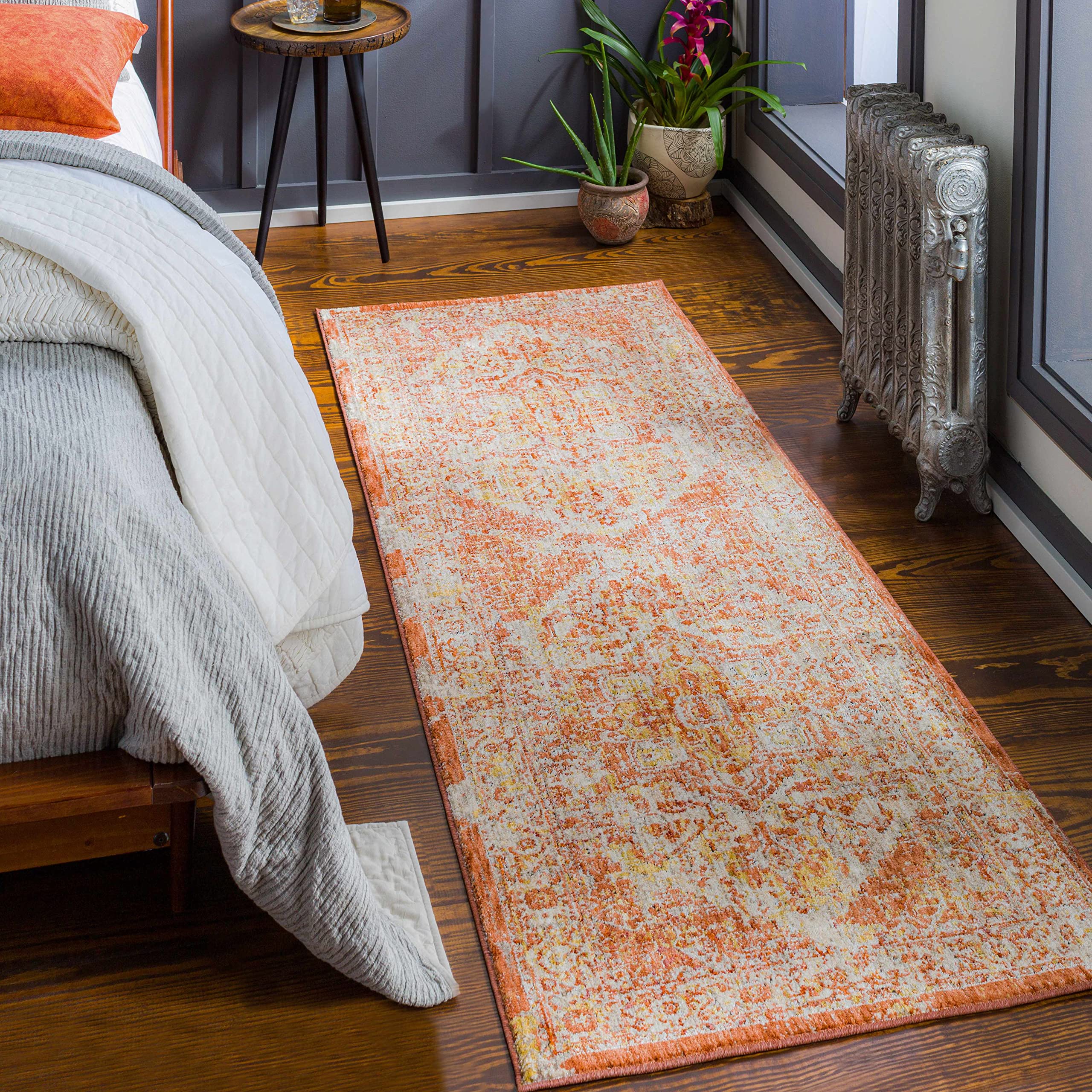 Hauteloom Strathbogie Traditional Beige Brown Red Area Rug 6'7