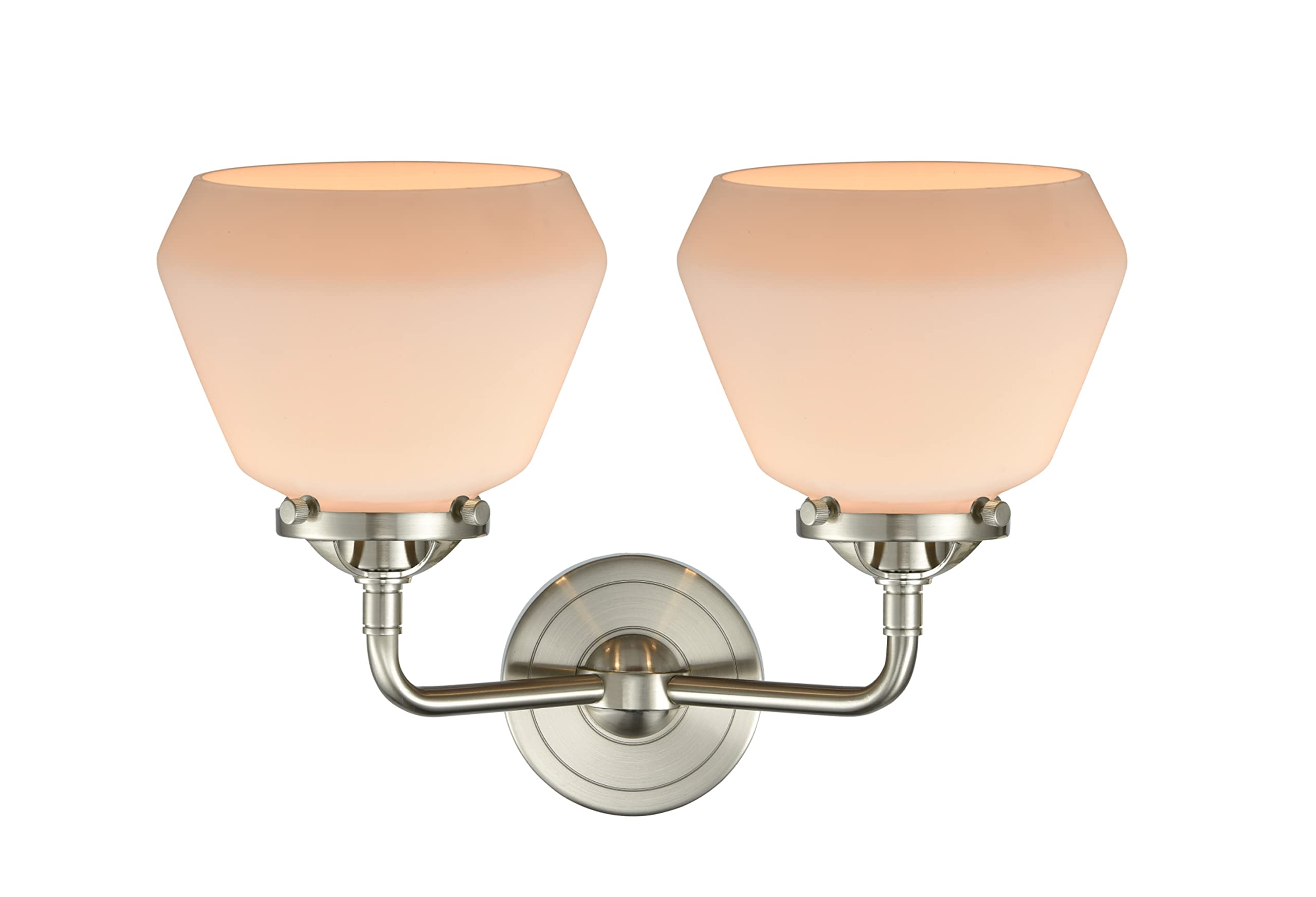 Fulton 2 Light Bathroom Vanity Light Fixture - Oil Rubbed Bronze Finish - Perfect for Bathroom Mirror Lighting and Modern Home Decor