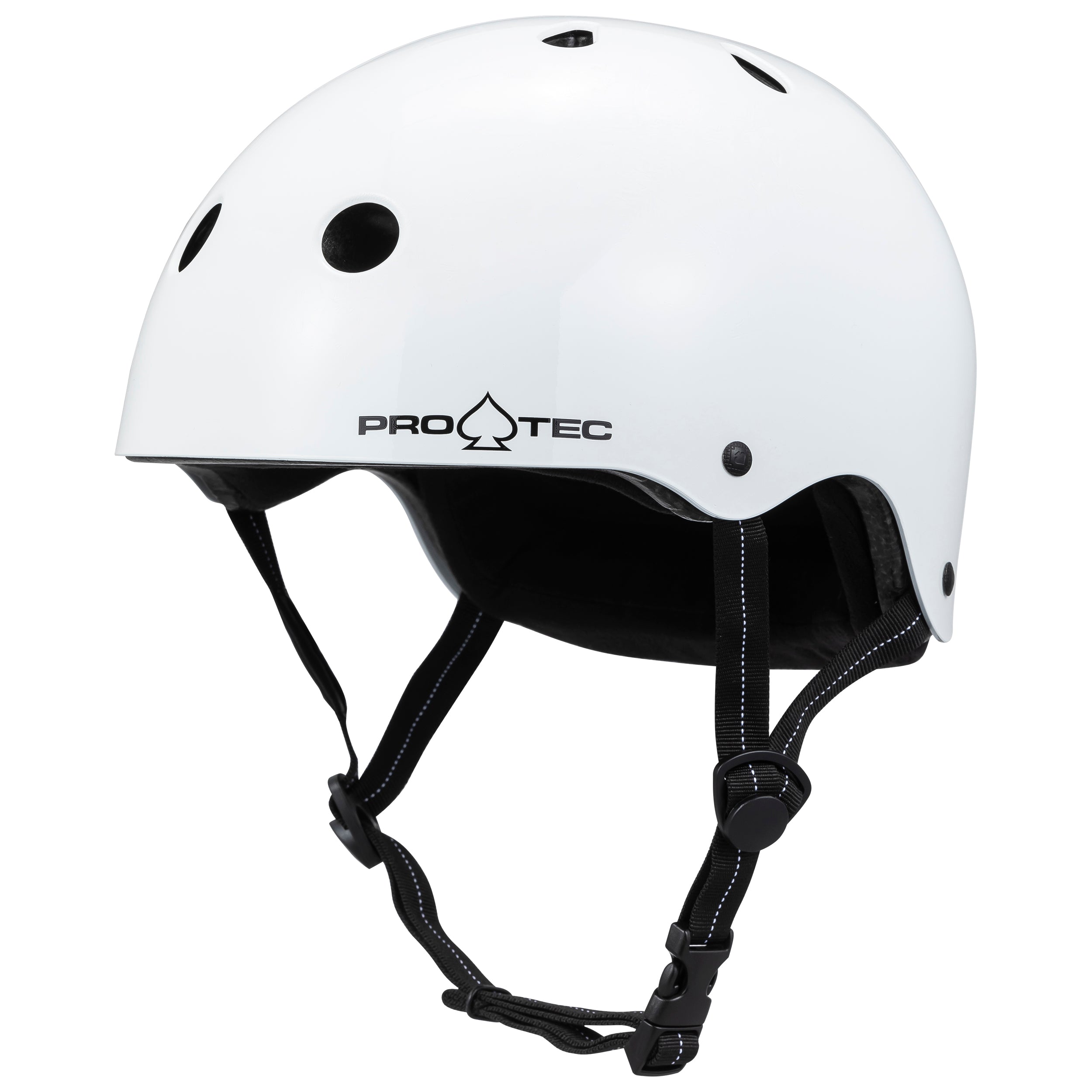 LOW PRO Certified Helmet - Gloss White - Lightweight & Durable Safety Helmet for Cycling, Skateboarding & Extreme Sports