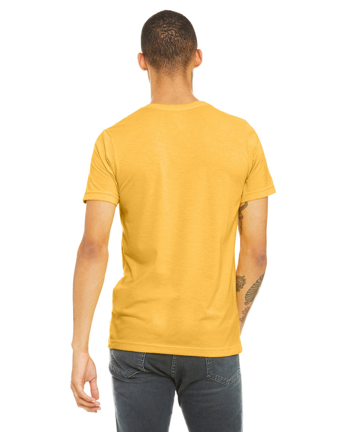 Bella + Canvas 3001CVC Unisex Heather CVC Crew Neck T-Shirt - Soft Cotton Blend Tee for Men & Women - Perfect for Casual Wear, Screen Printing & Everyday Outfits
