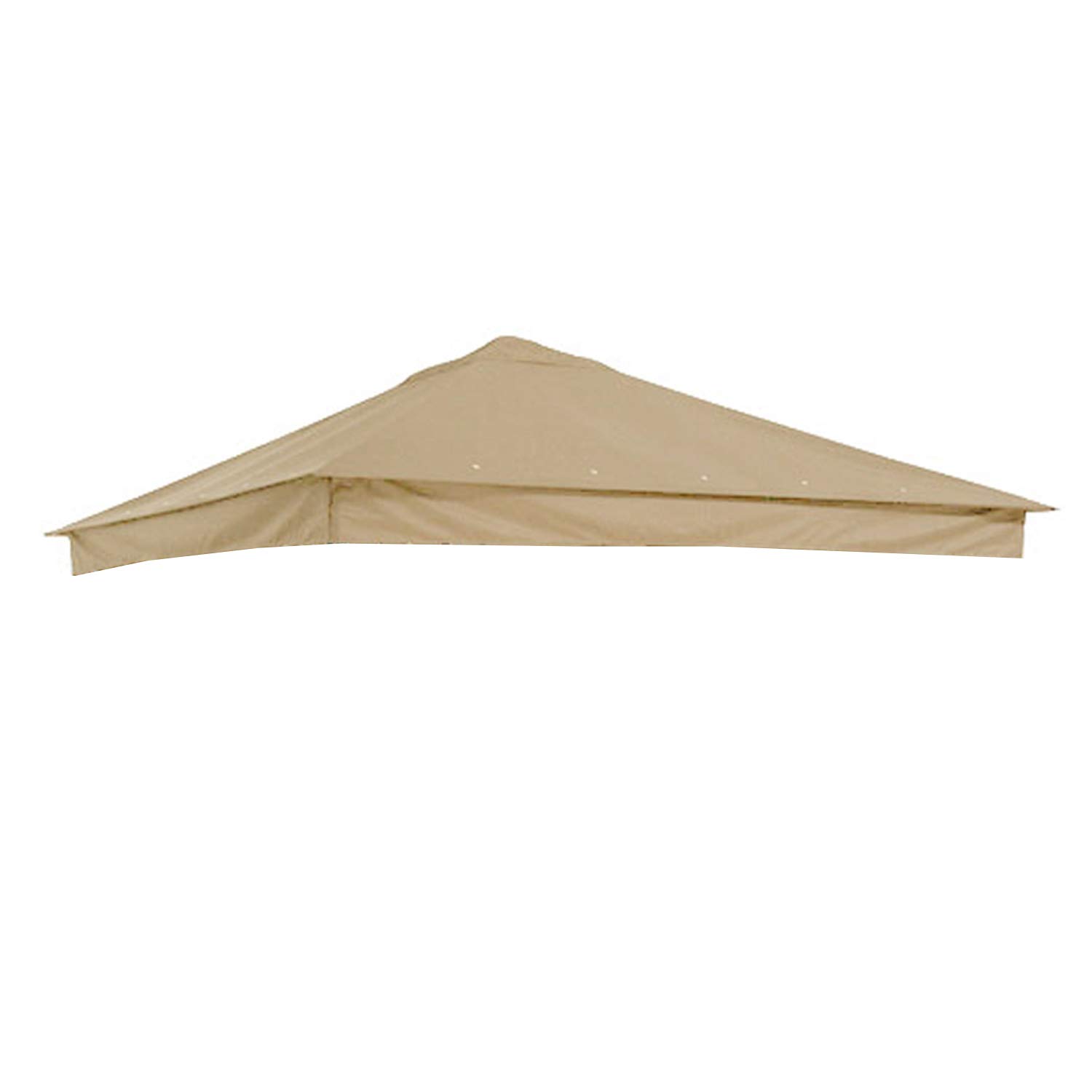Garden Winds Replacement Canopy for Garden Treasures SJ-109DN Gazebo - Standard 350 Beige Sun Shade Cover - Perfect for Outdoor Patio, Backyard, and Garden Protection
