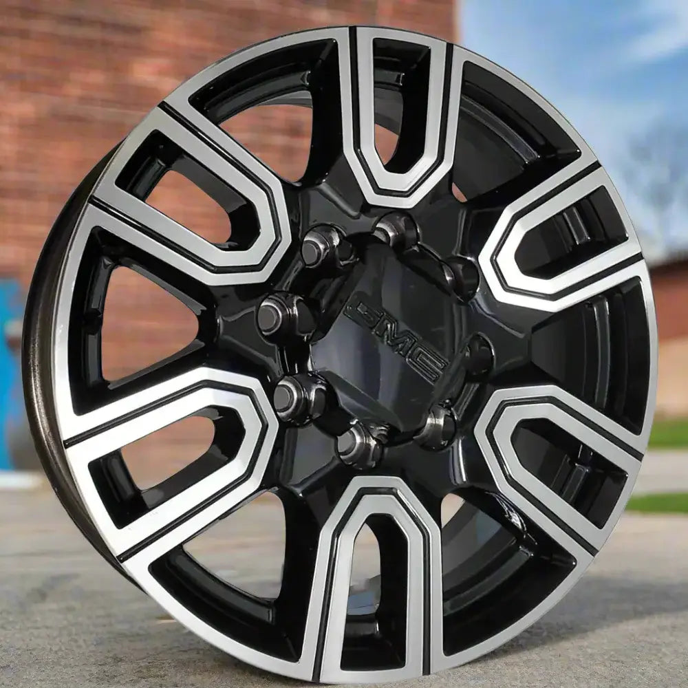GMC Sierra 2500 3500 20-Inch OEM Wheels ALY05950 (Silver/Black) - Compatible with 2020-2022 Models | Perfect for Off-Roading, Truck Upgrades & Replacement Parts