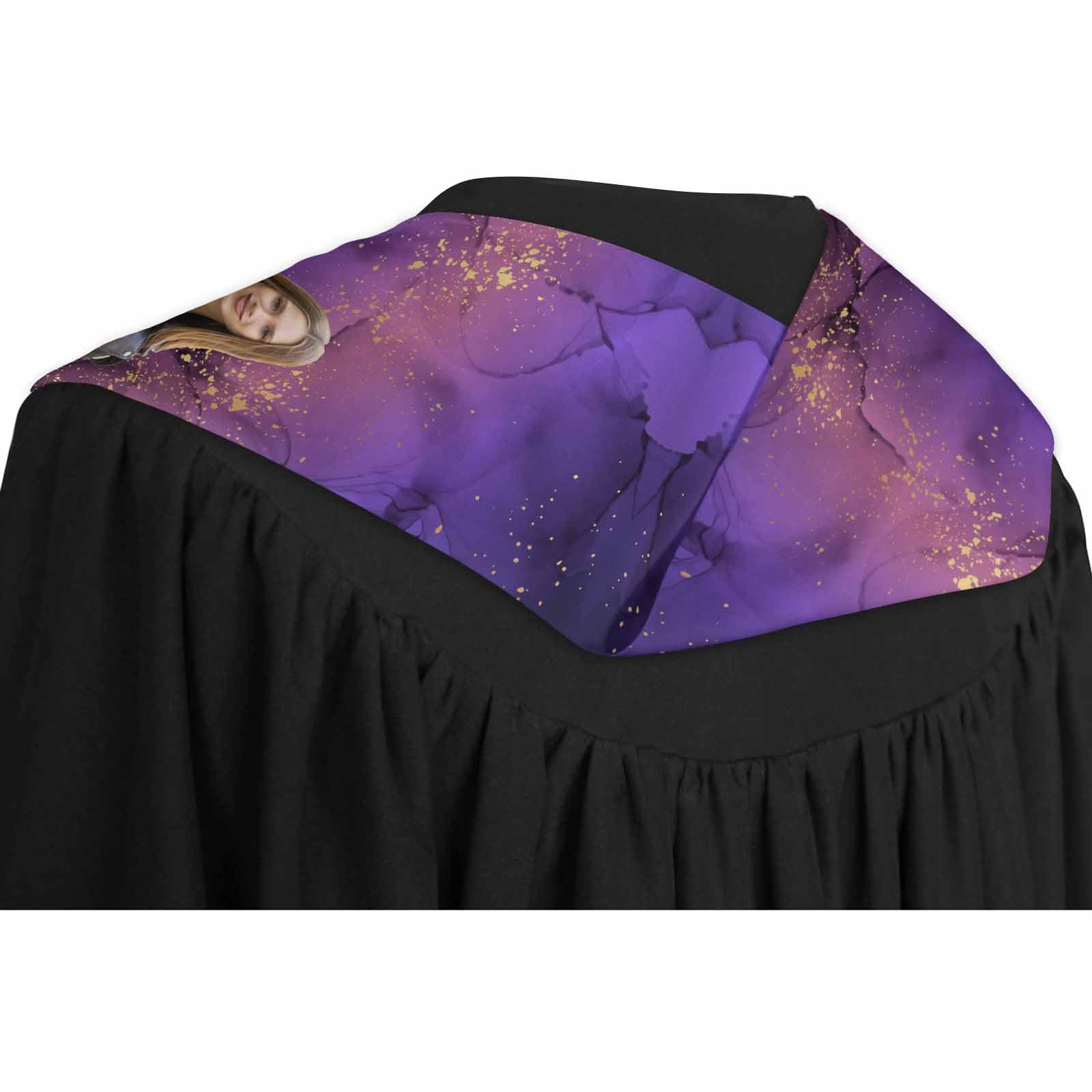 Custom Graduation Stole with Photo, Name & School - Personalized Class of 2025 Graduation Sash Gift for High School & College Grads - Perfect for Commencement Ceremonies & Graduation Parties