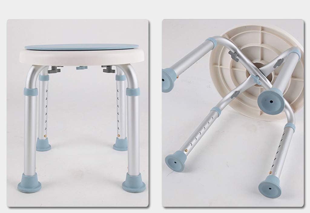 360 Degree Rotating Bath Stool for Elderly & Pregnant Women - Non-Slip Shower Seat with Adjustable Height, Portable Bathtub Chair for Safe Bathing - Ideal for Seniors, Disabled & Post-Surgery Recovery